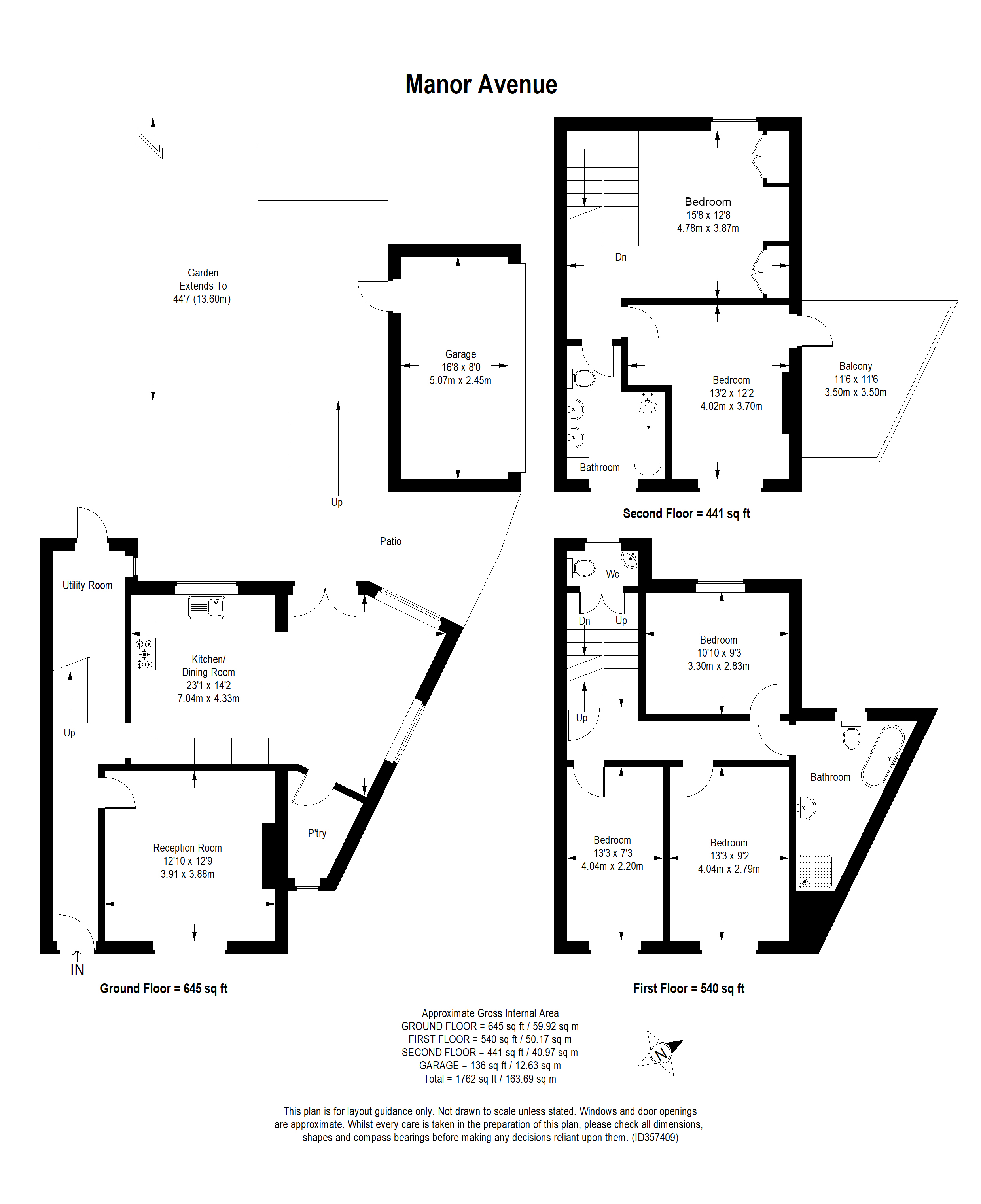 Top Flat, 2, Manor Avenue, Brockley floorplan