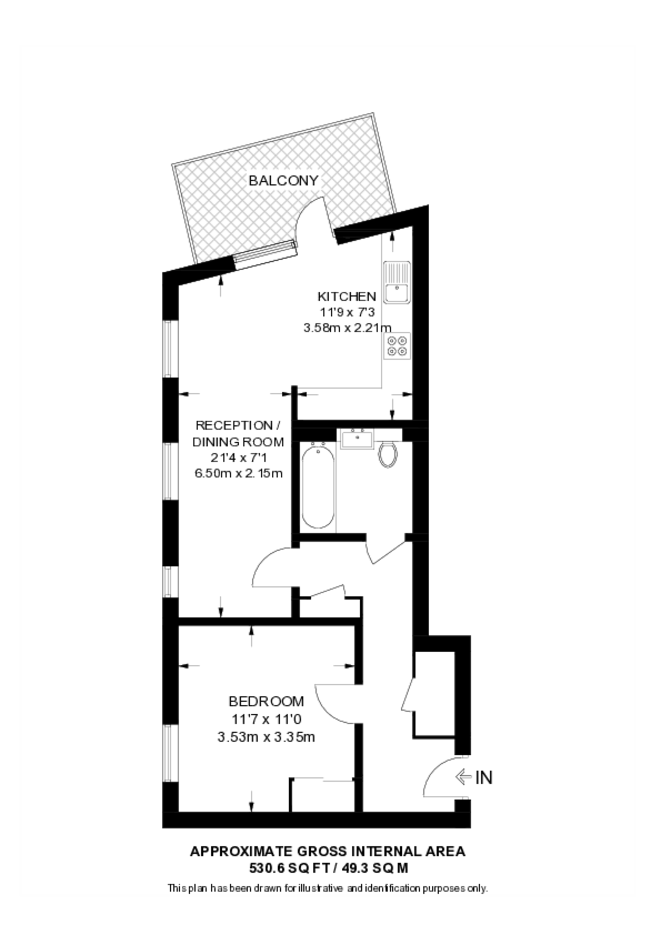 East Street, London, SE17, Elephant and Castle floorplan