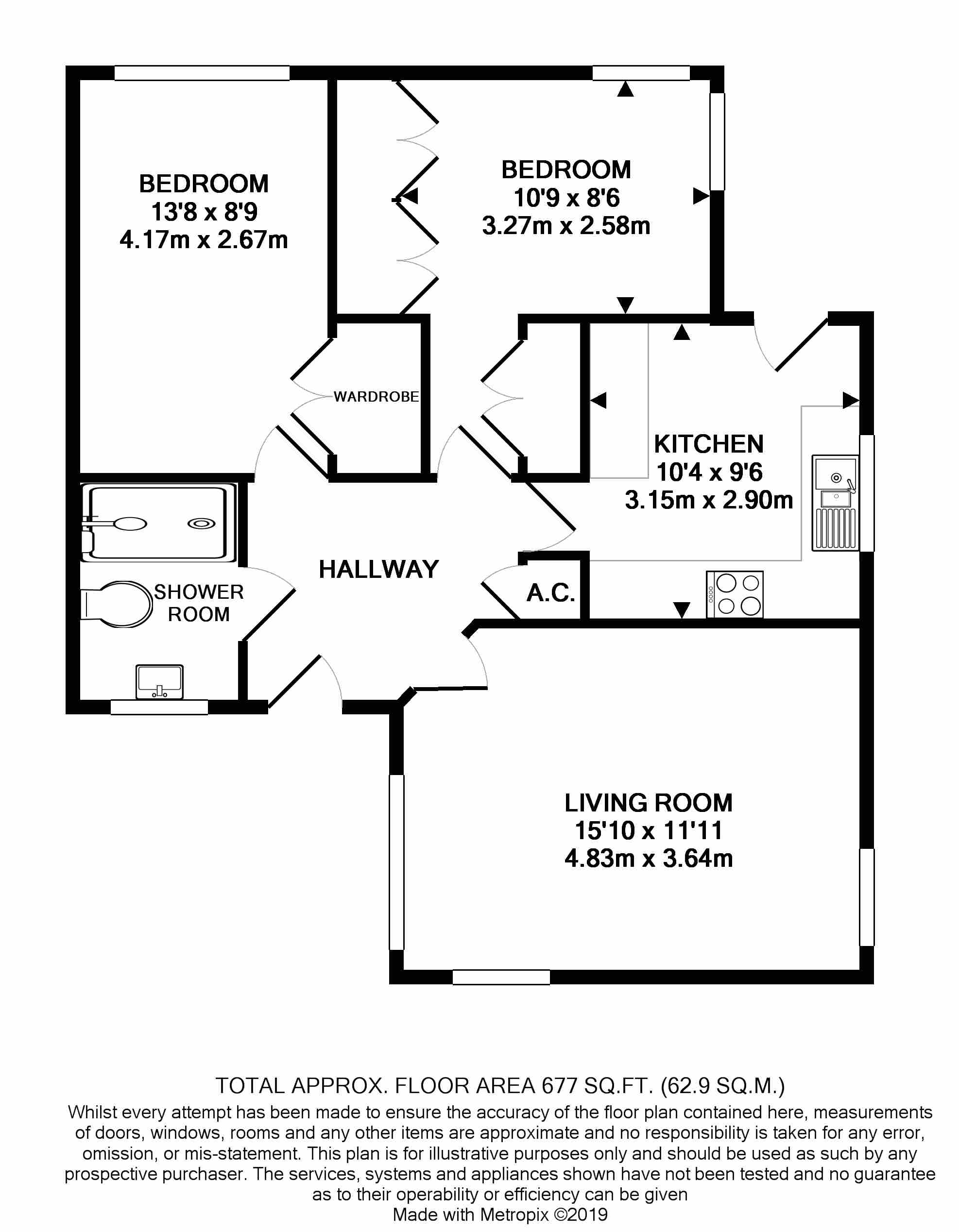2 Bedrooms Terraced bungalow for sale in Hartford Court, Hartley Wintney, Hook RG27