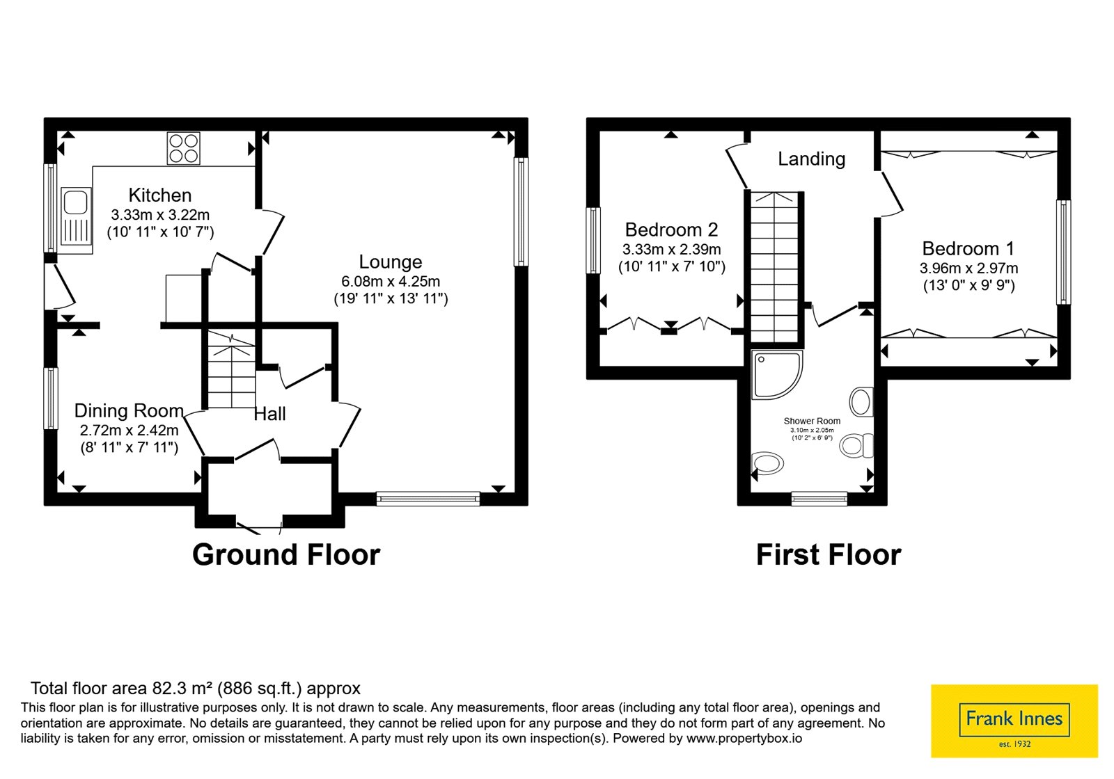 11, Foxhill Close, Nottinghamshire floorplan
