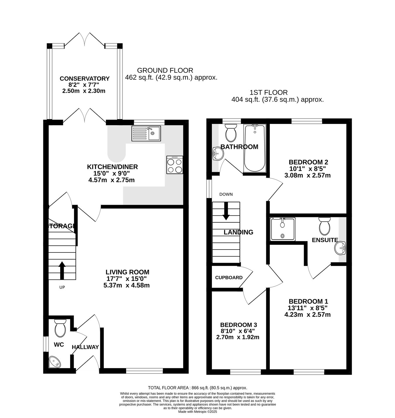 4, Punchbowl View, Abergavenny floorplan