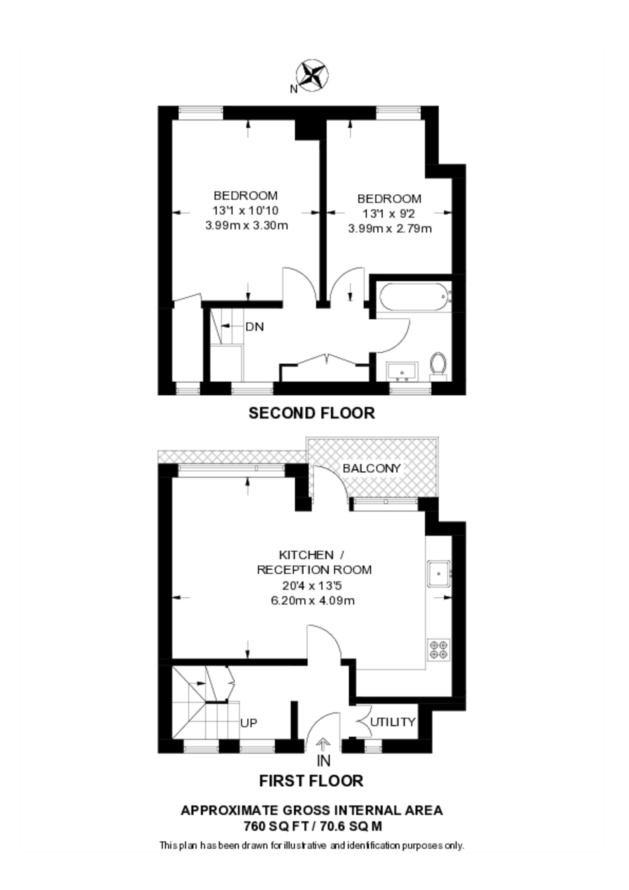 Keeling House, Claredale Street, Bethnal Green floorplan