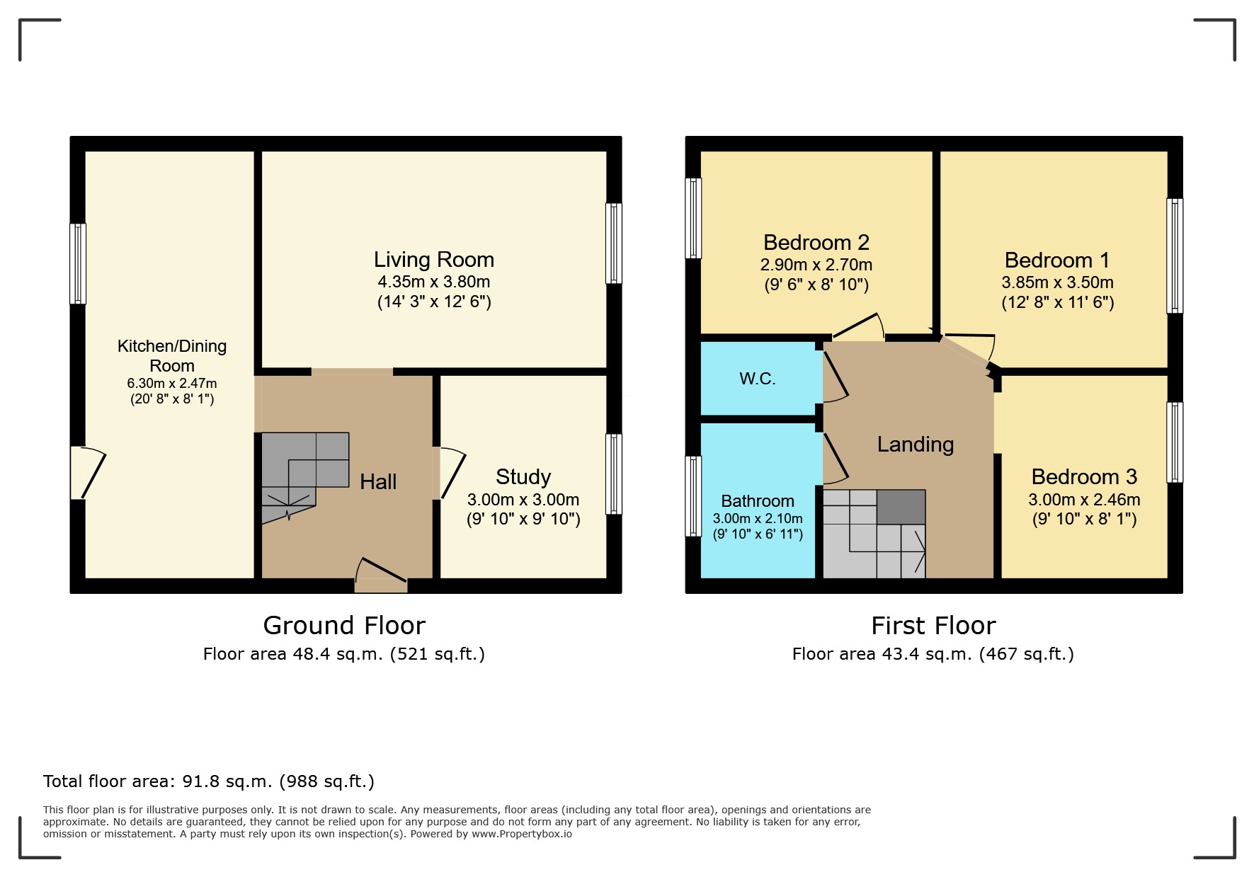 14, South Avenue, Durham floorplan