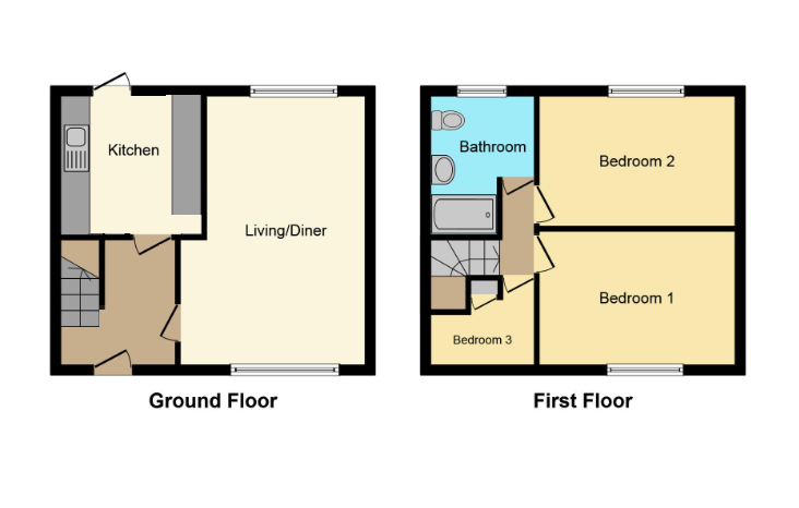 92, Basingstoke Road, Peterlee floorplan