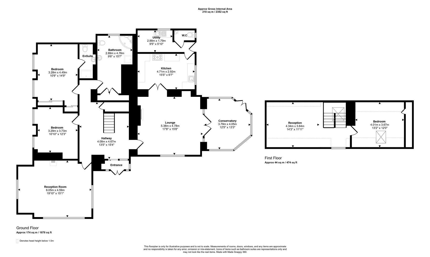 Old Vicarage, St. Ishmael's, Ferryside floorplan