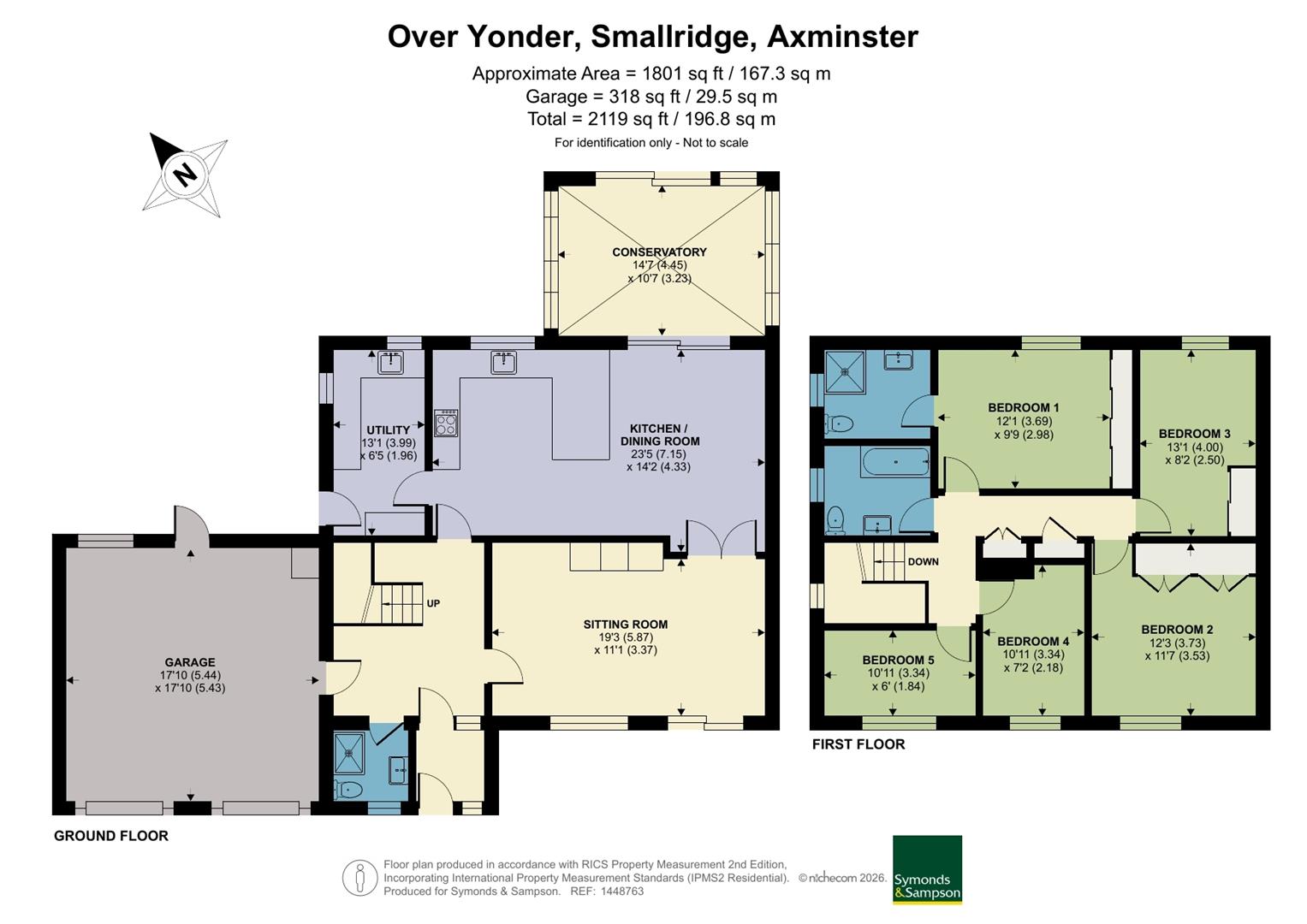 Over Yonder, Smallridge, Devon floorplan