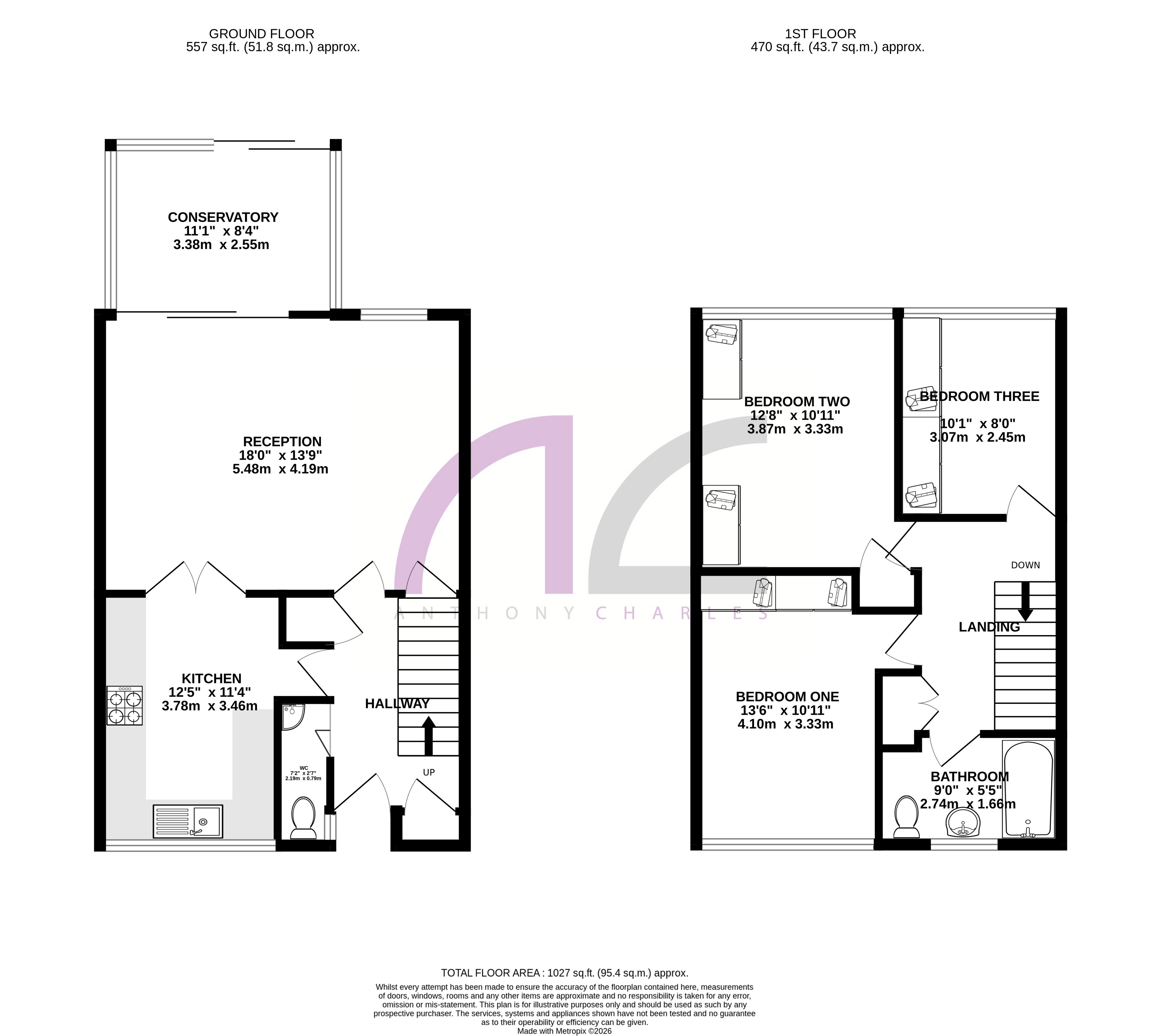 24, White Beams, St. Albans floorplan