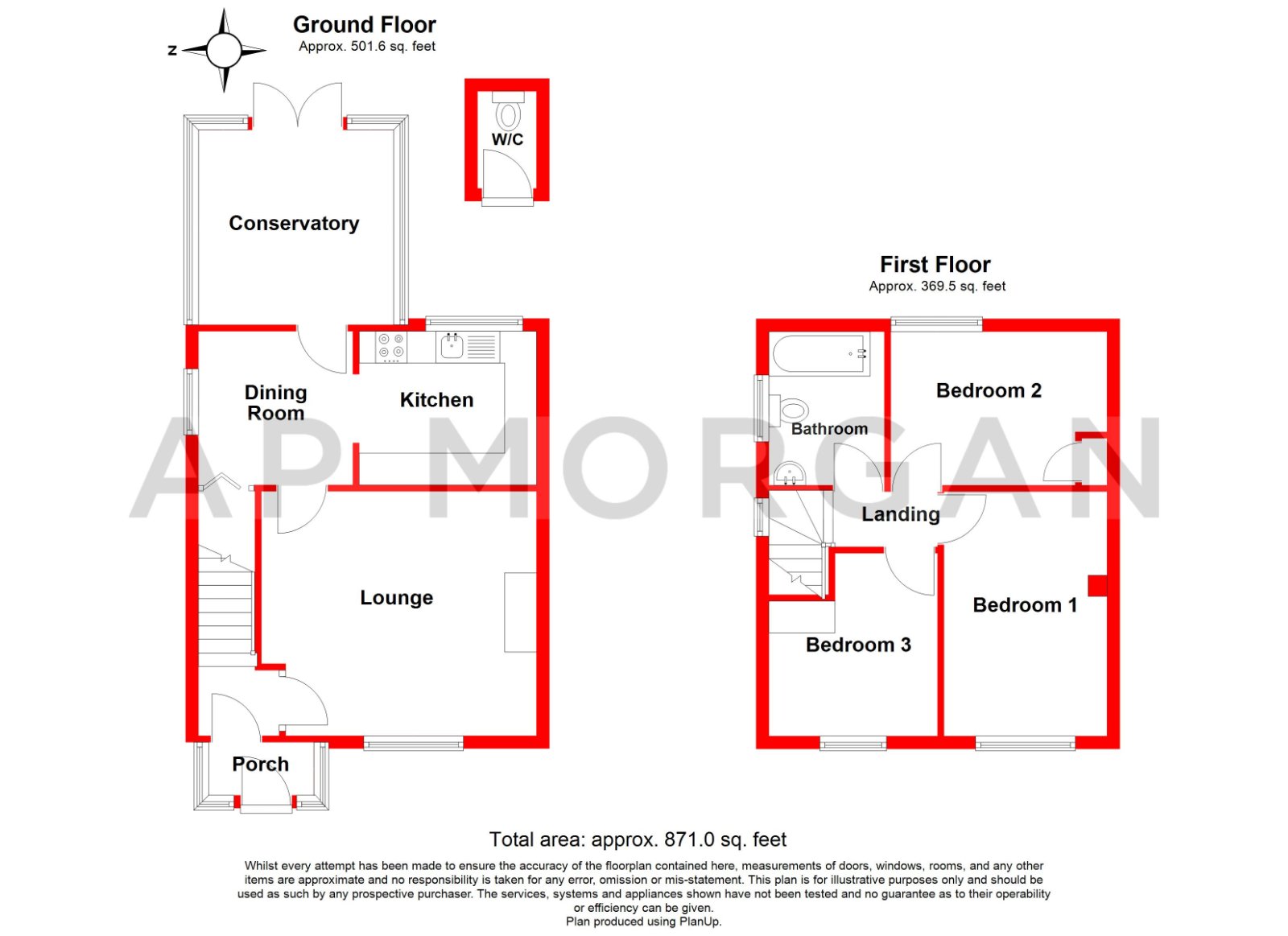 4 Council Houses,, Sands Road, Worcester floorplan