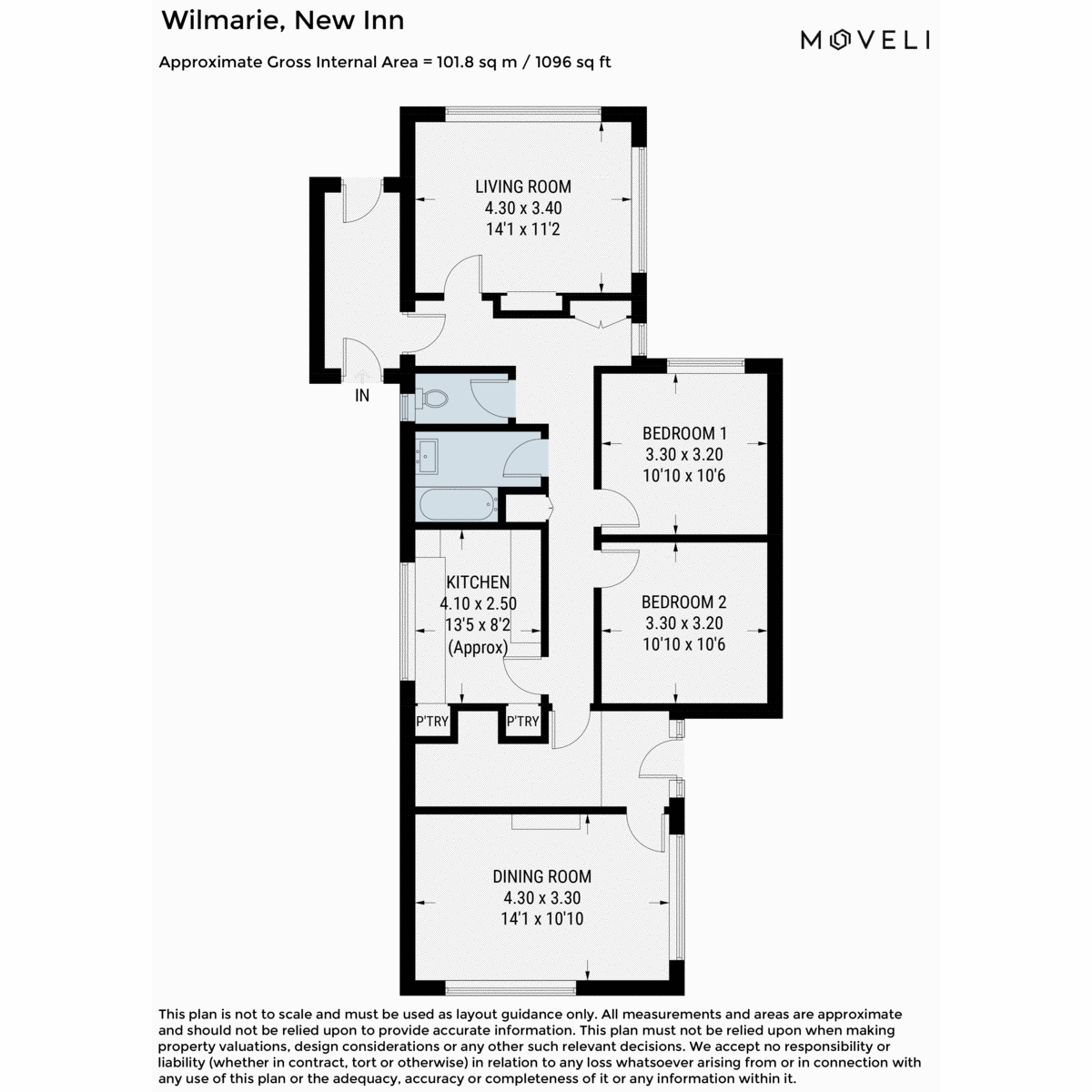 Wilmarie, Jerusalem Lane, Pontypool floorplan