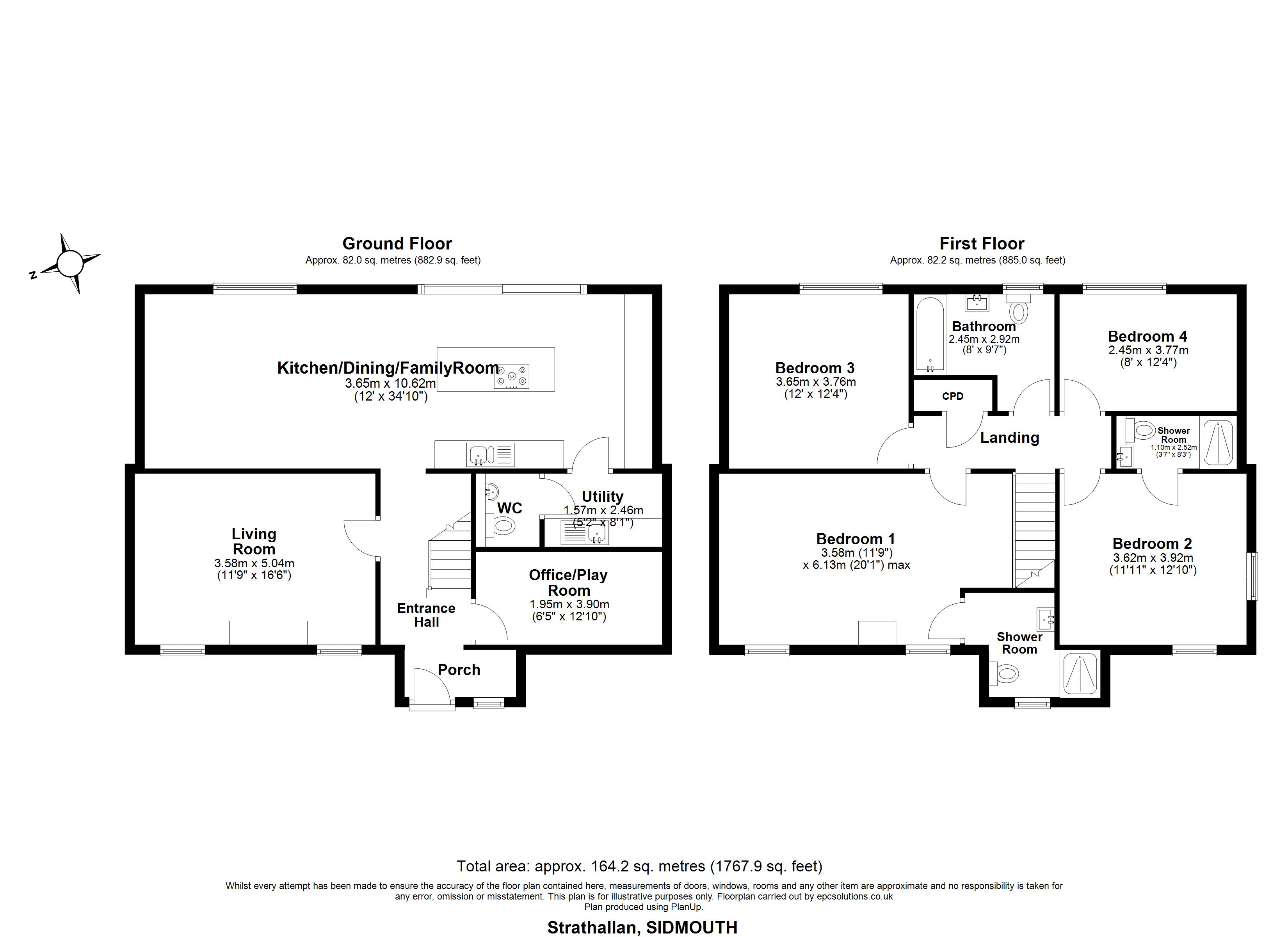 Strathallan, Sid Lane, Sidmouth, Sid Lane, Sidmouth, Sidmouth floorplan