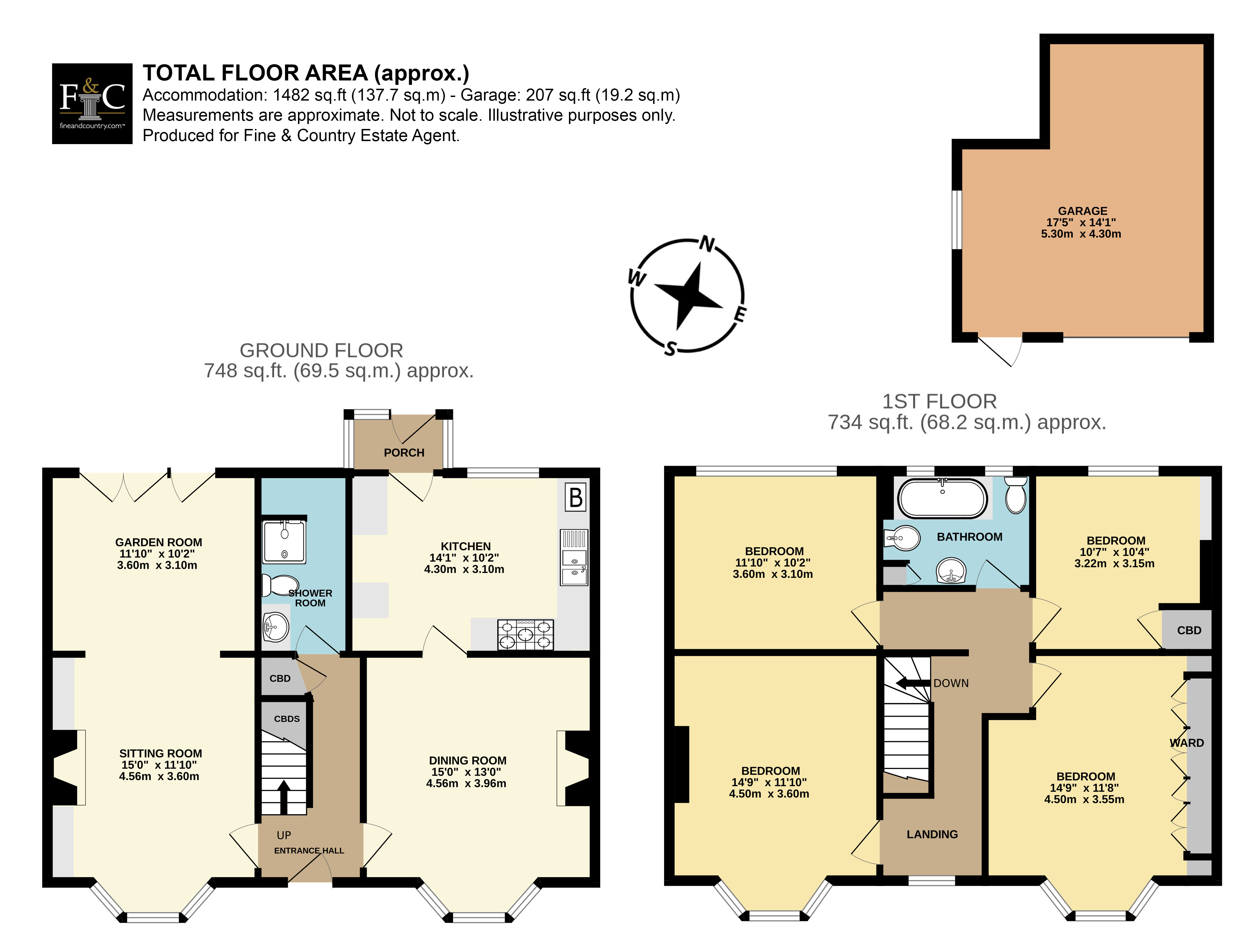 Darwin House, 44, Old Market Street, Stowmarket floorplan