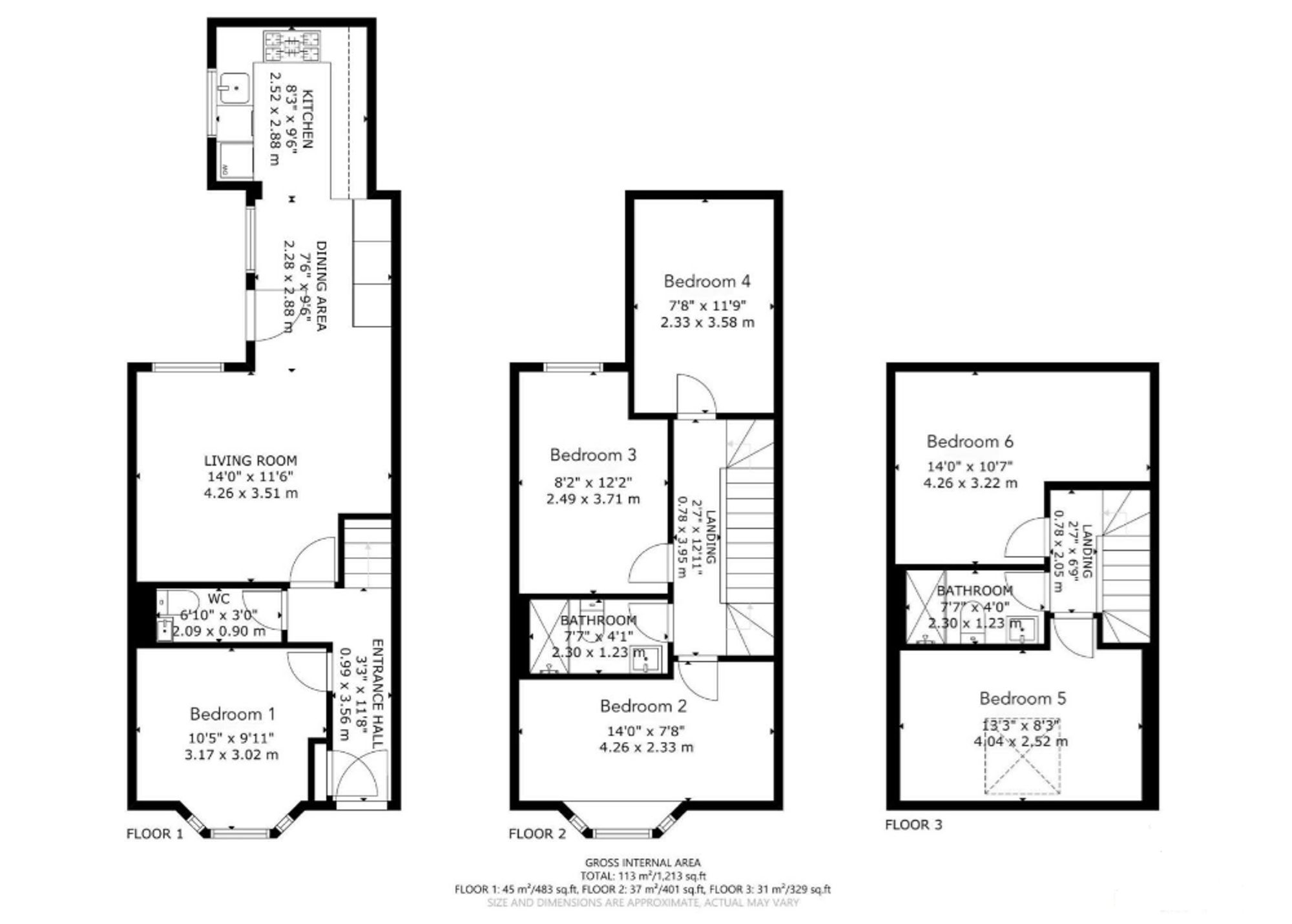 Room 1, 15 Cameron Street, Liverpool floorplan