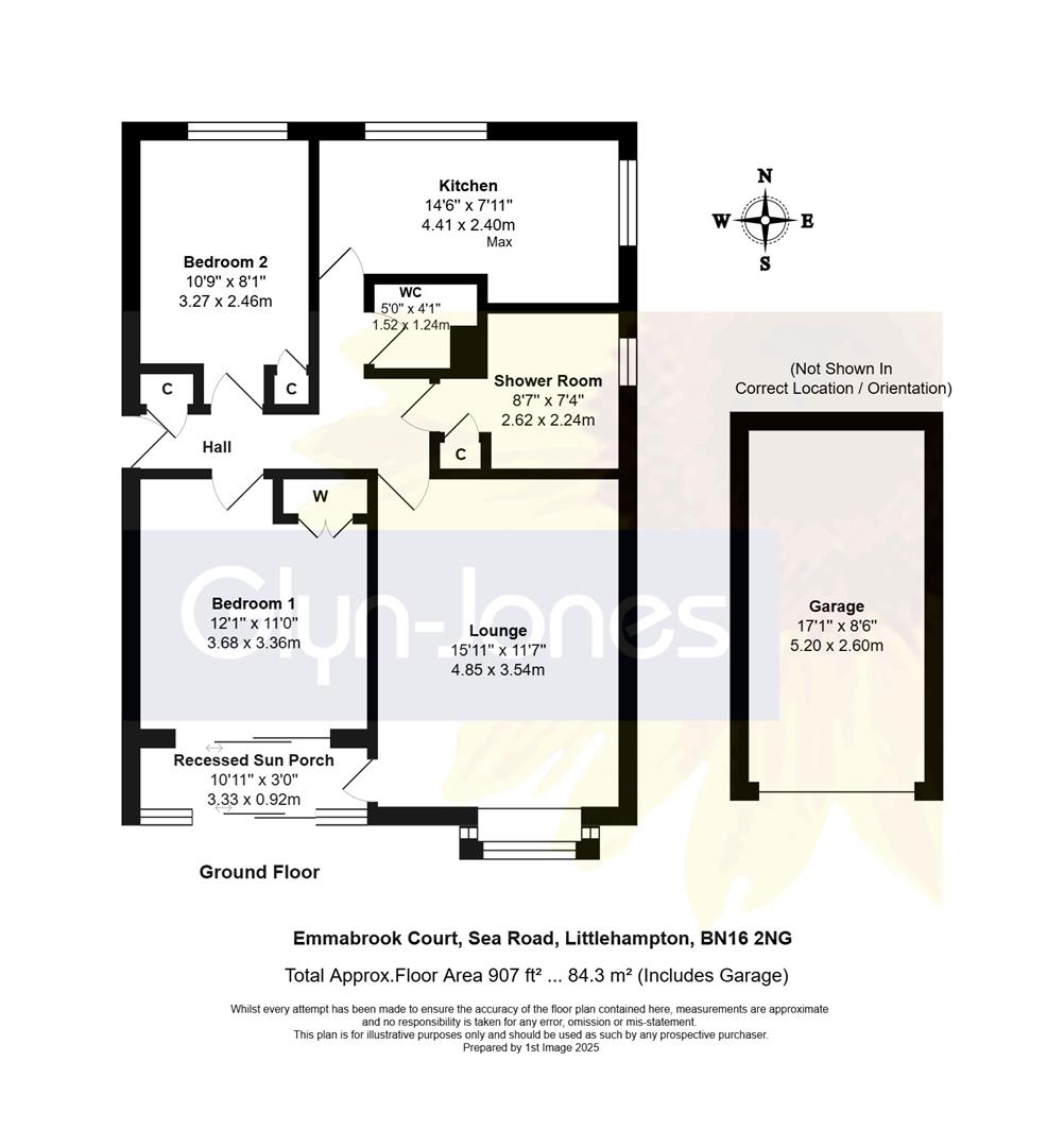 14 Emma Brook Court, Sea Road, Rustington floorplan
