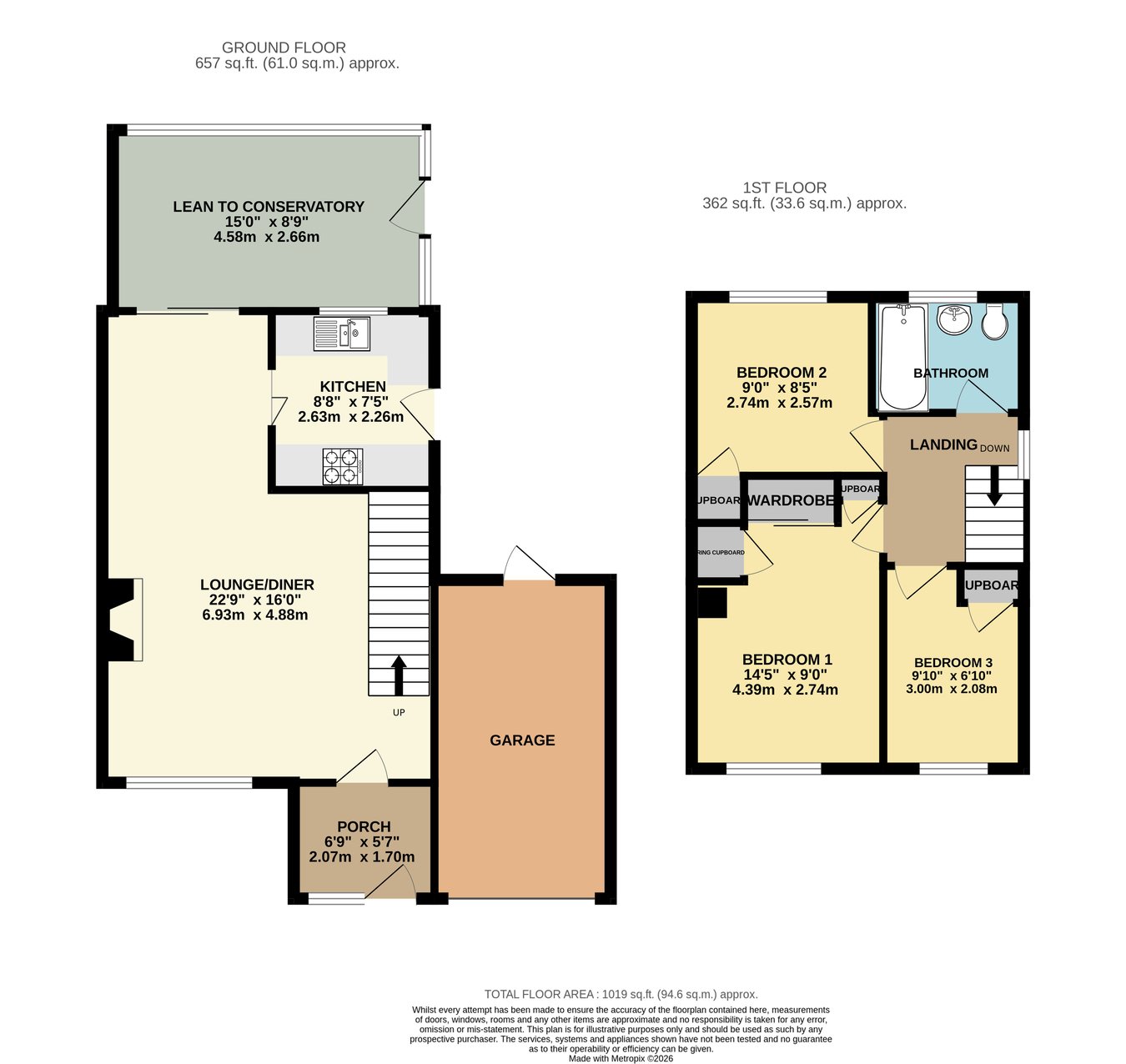 23, Conway Drive, Ashford floorplan