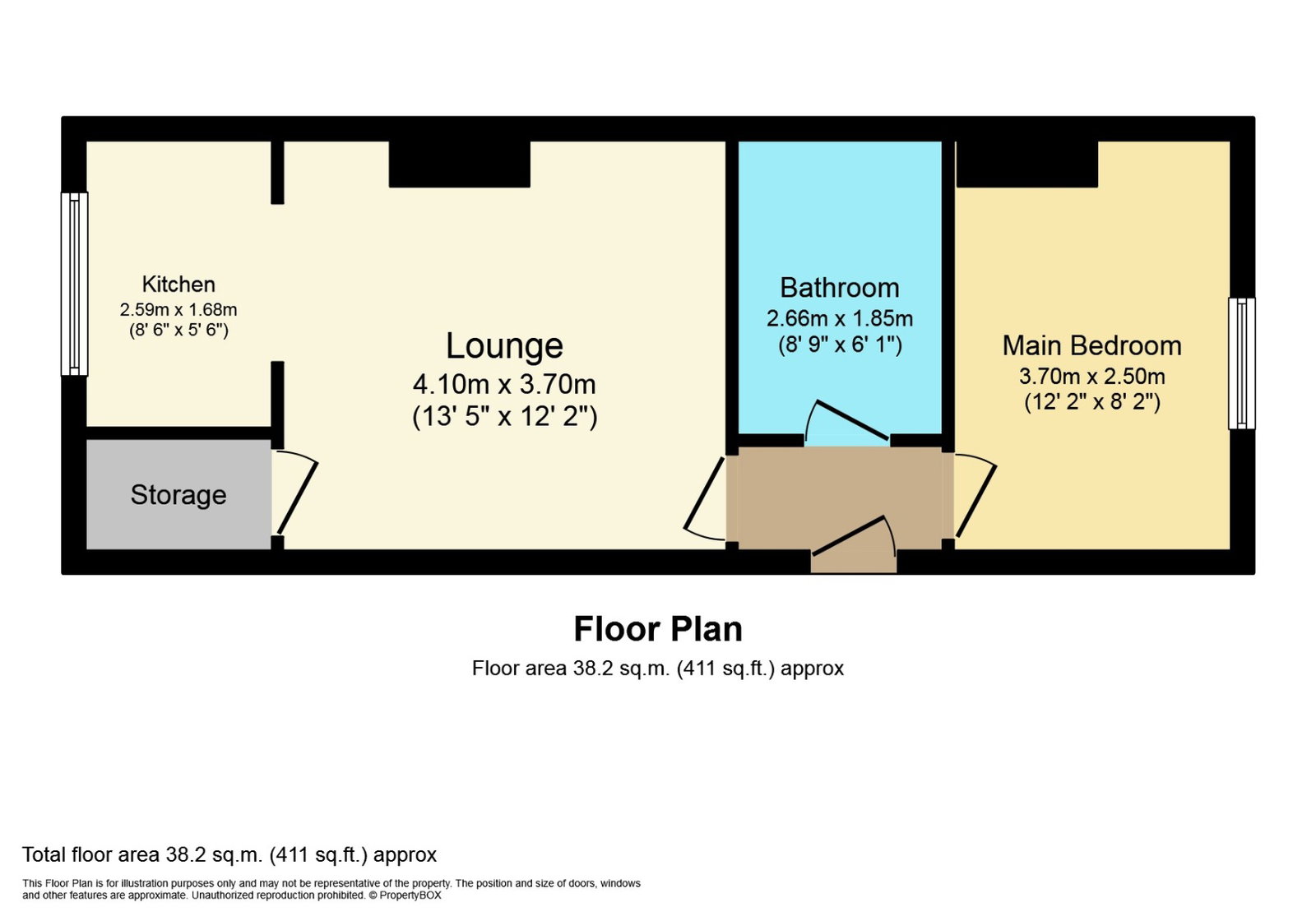 Flat 1, 70 - 72, Portsmouth Road, Southampton floorplan