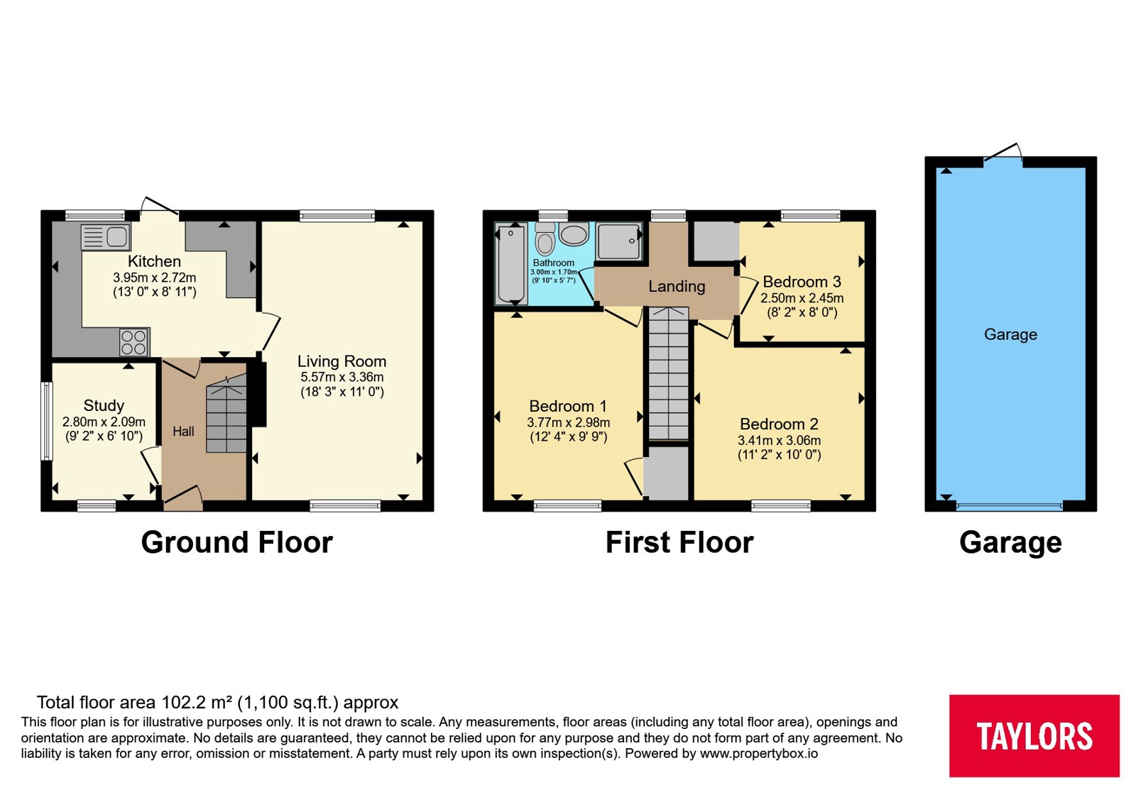 16, Monkton Close, Wiltshire floorplan