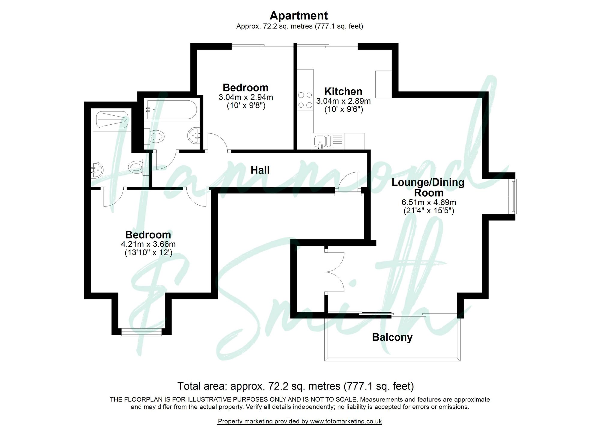 Rayley Lane, North Weald CM16, 2 bedroom flat for sale 68392797