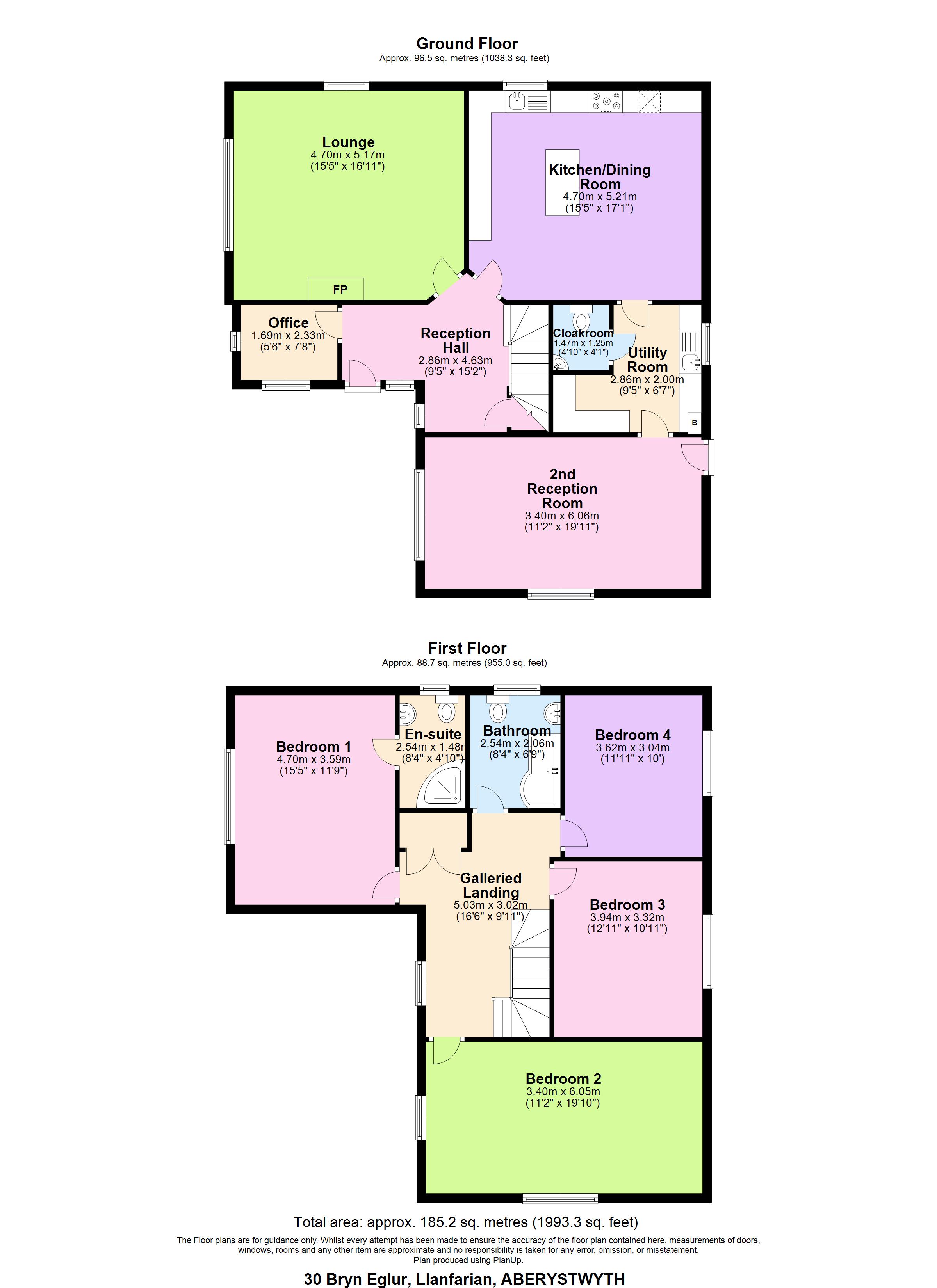 Bryn Eglur, Llanfarian, Aberystwyth, Ceredigion SY23, 4 bedroom