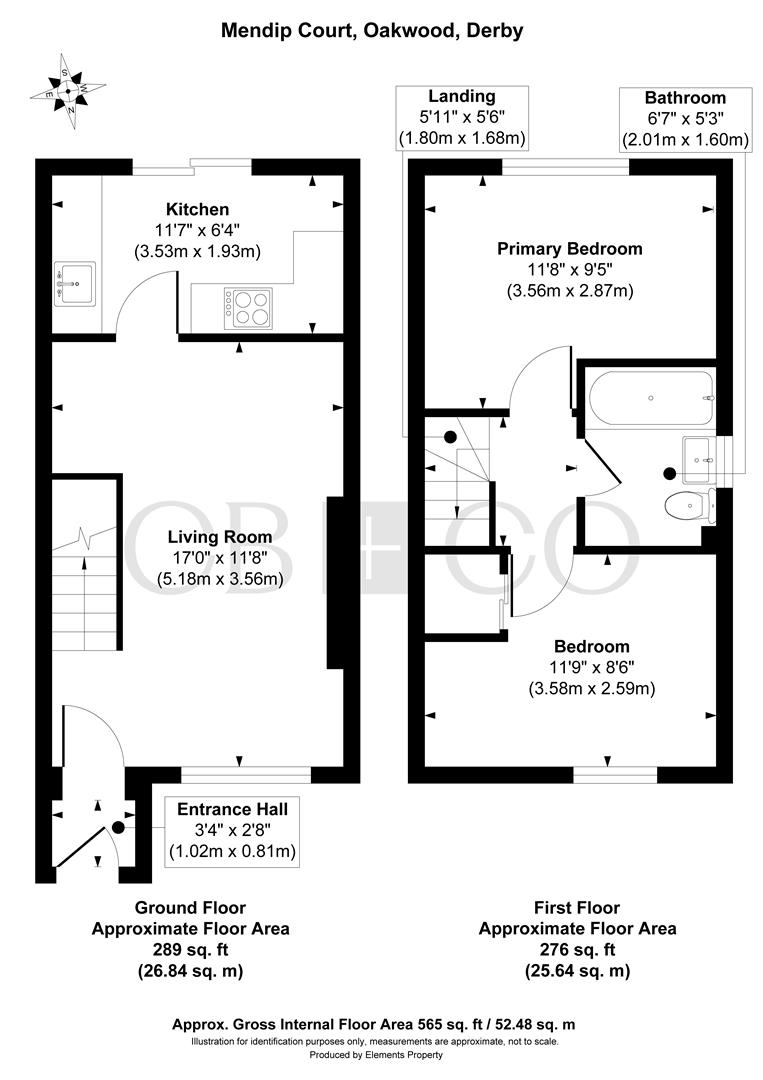 5, Mendip Court, Derby floorplan