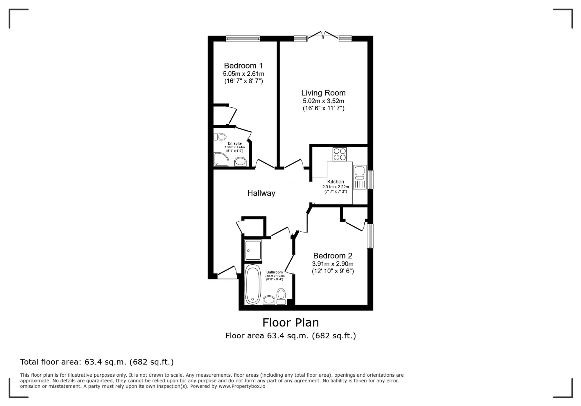 3 Oakbrook Woodfield Road, Crawley floorplan