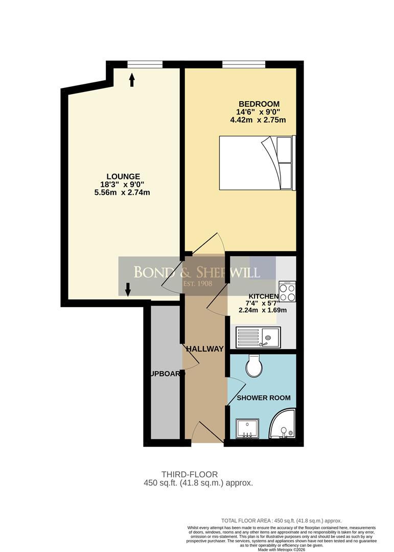 Flat 35, 76, Brighton Road, Coulsdon floorplan