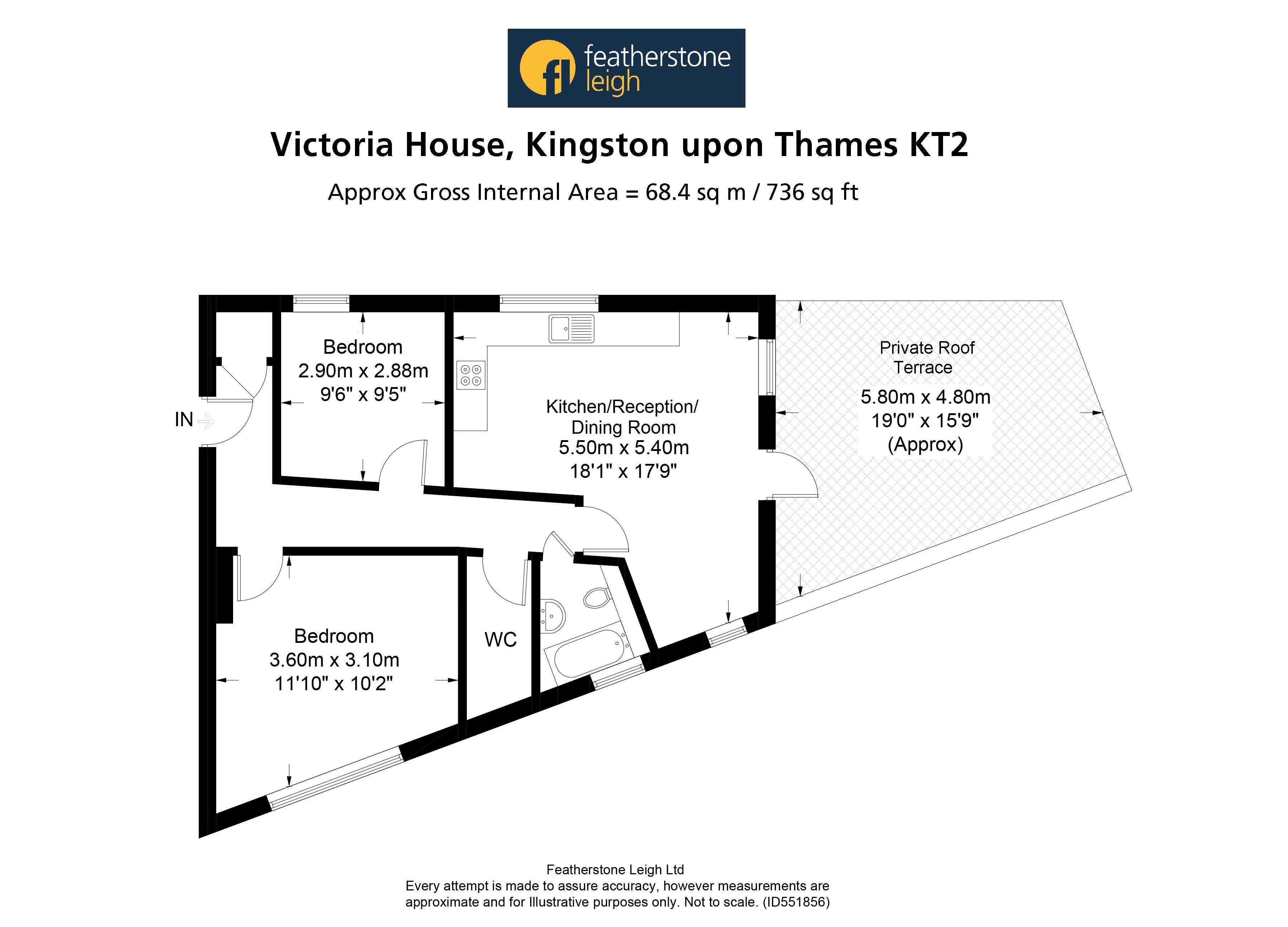 2 Bedrooms Flat for sale in Richmond Road, Kingston Upon Thames KT2