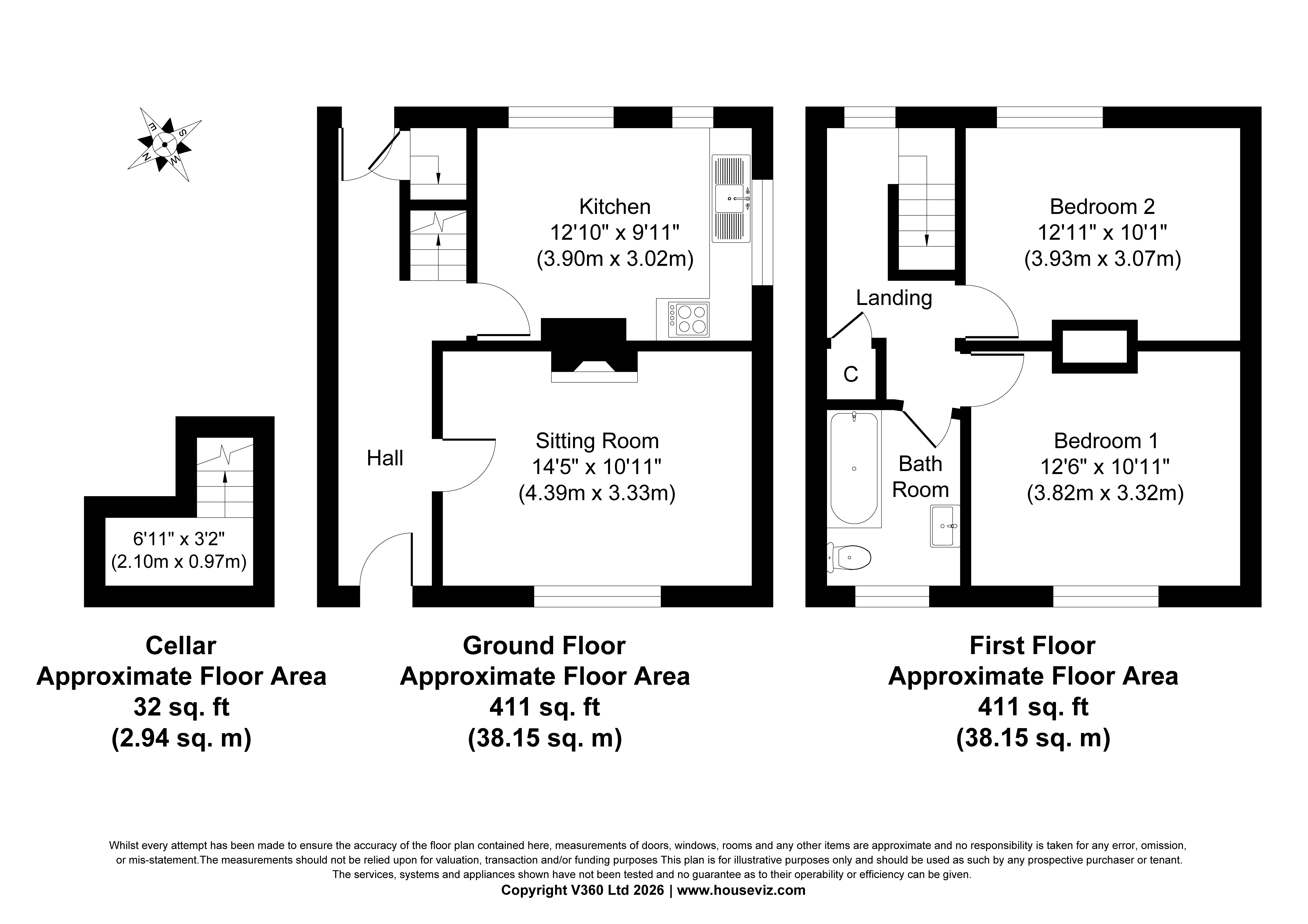 2, Nethergate Street, Sudbury floorplan