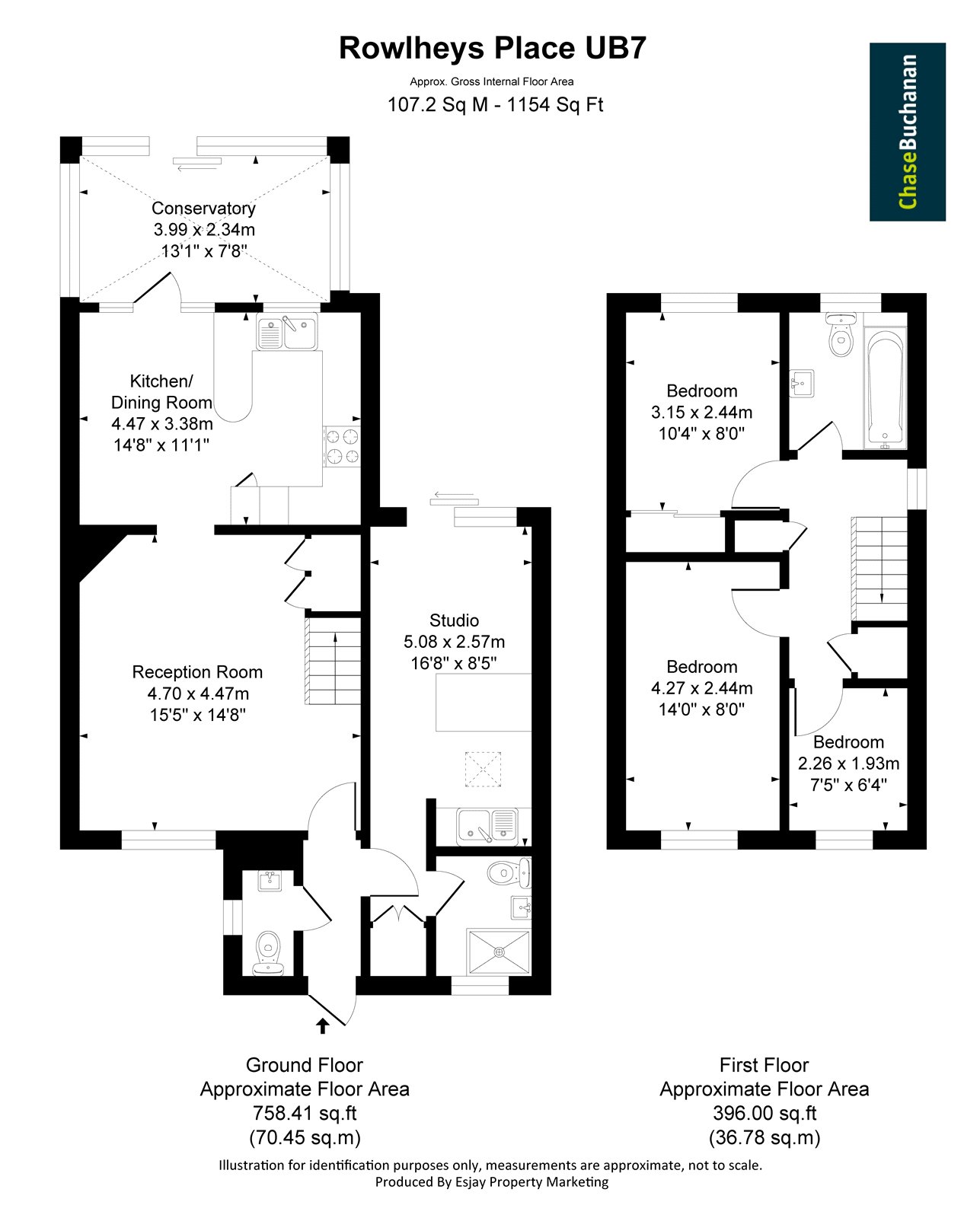 41, Rowlheys Place, West Drayton floorplan