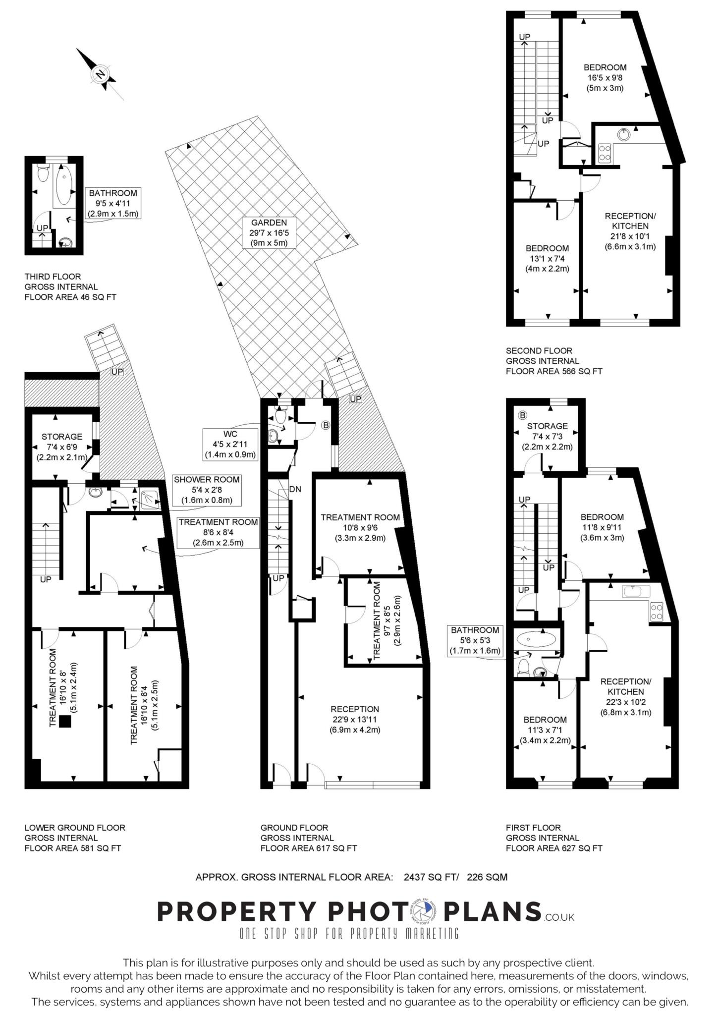 168, Uxbridge Road, London floorplan
