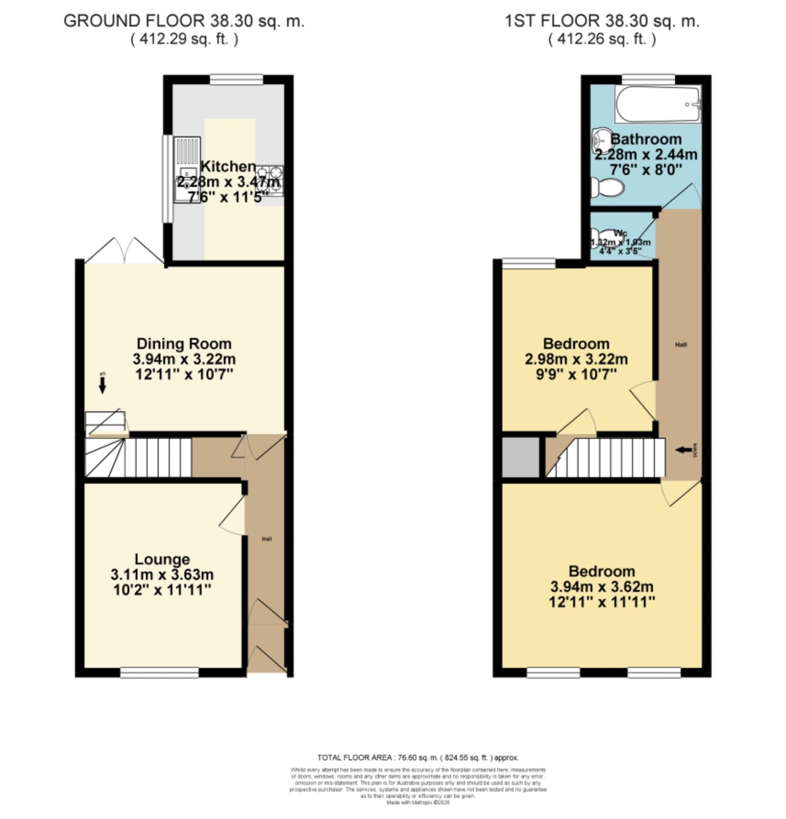 Burrow Road, Kent floorplan