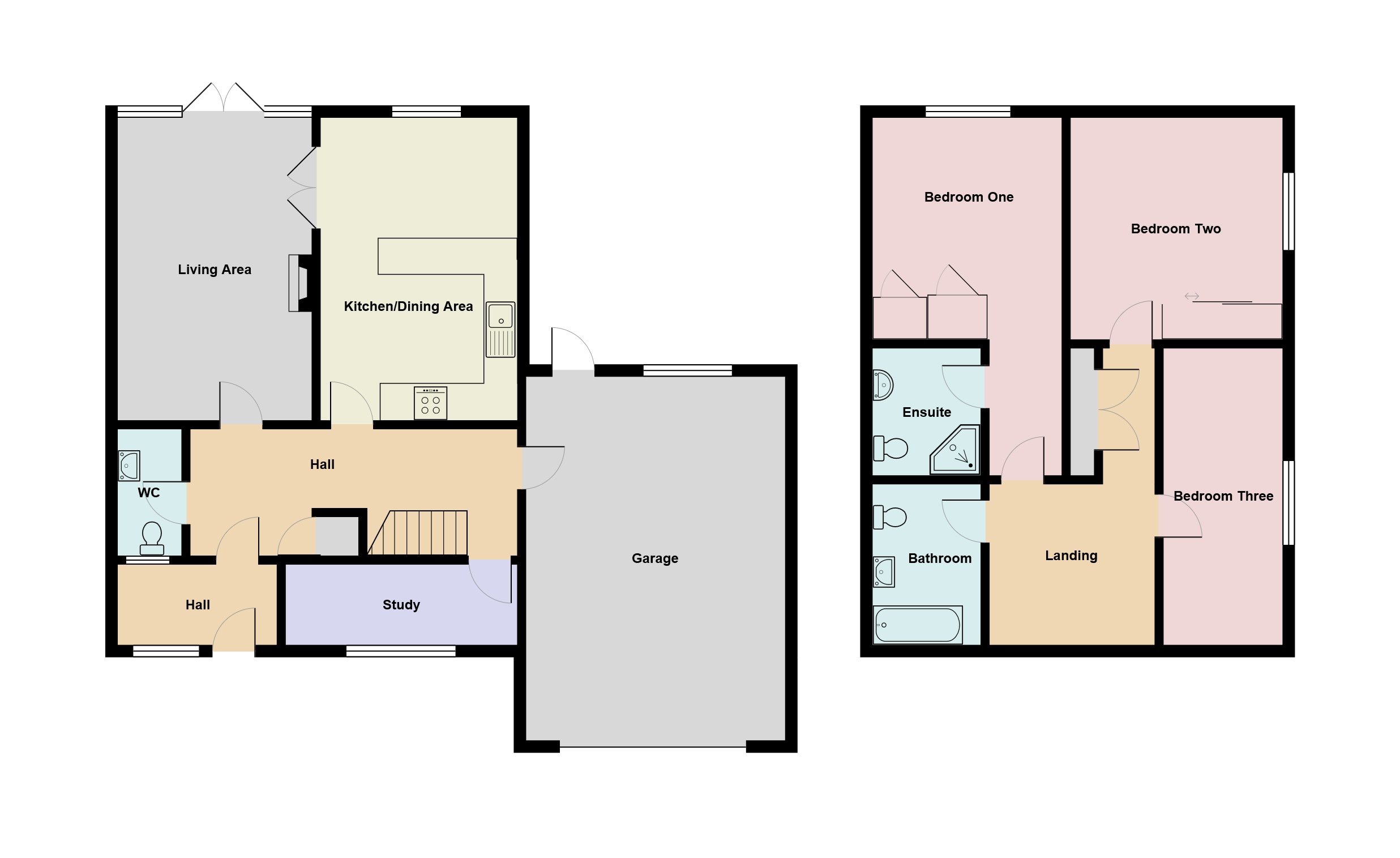 3 Bedrooms Link-detached house to rent in Holmbury Close, Crawley RH11