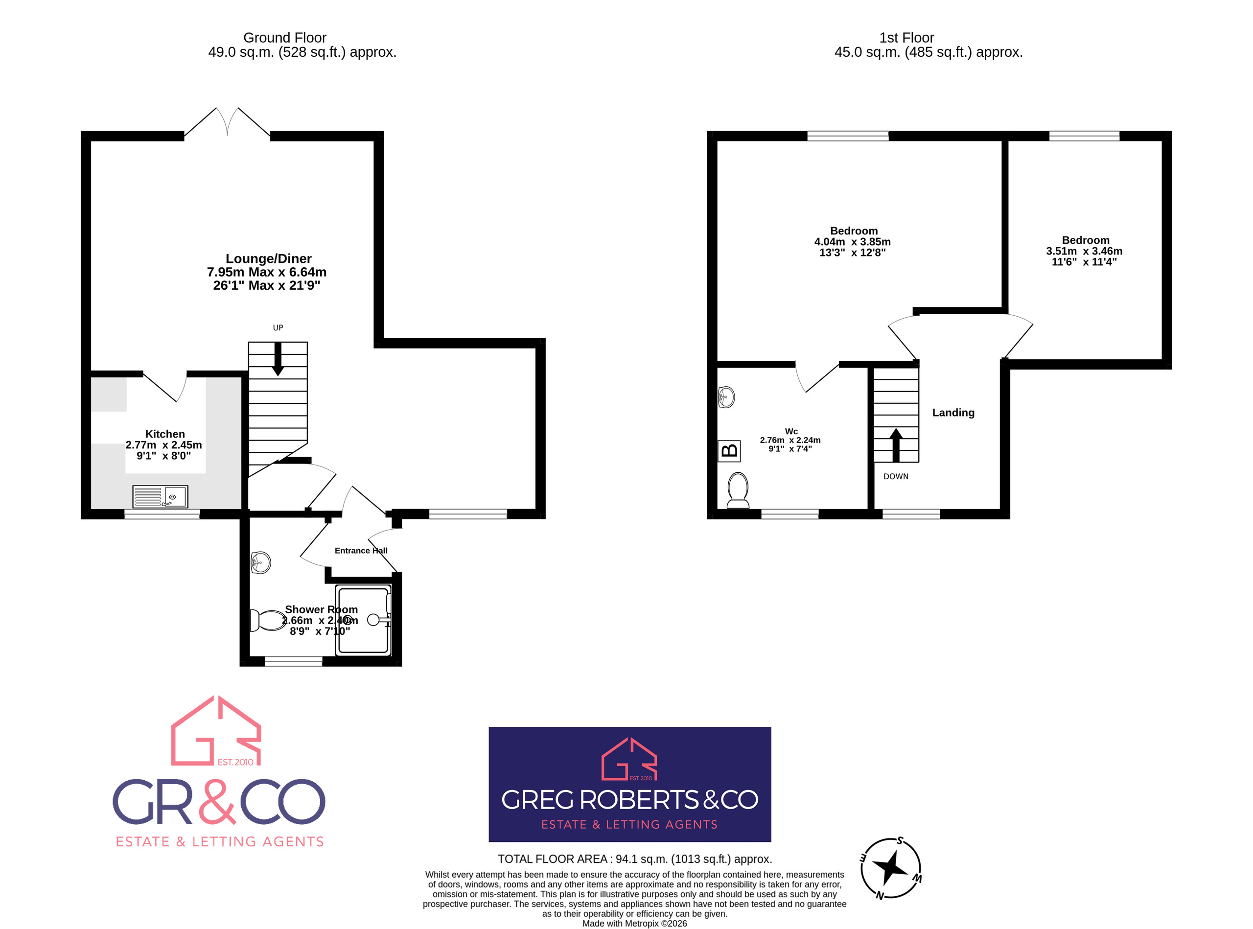 22 Needhams Row, Ebbw Vale floorplan