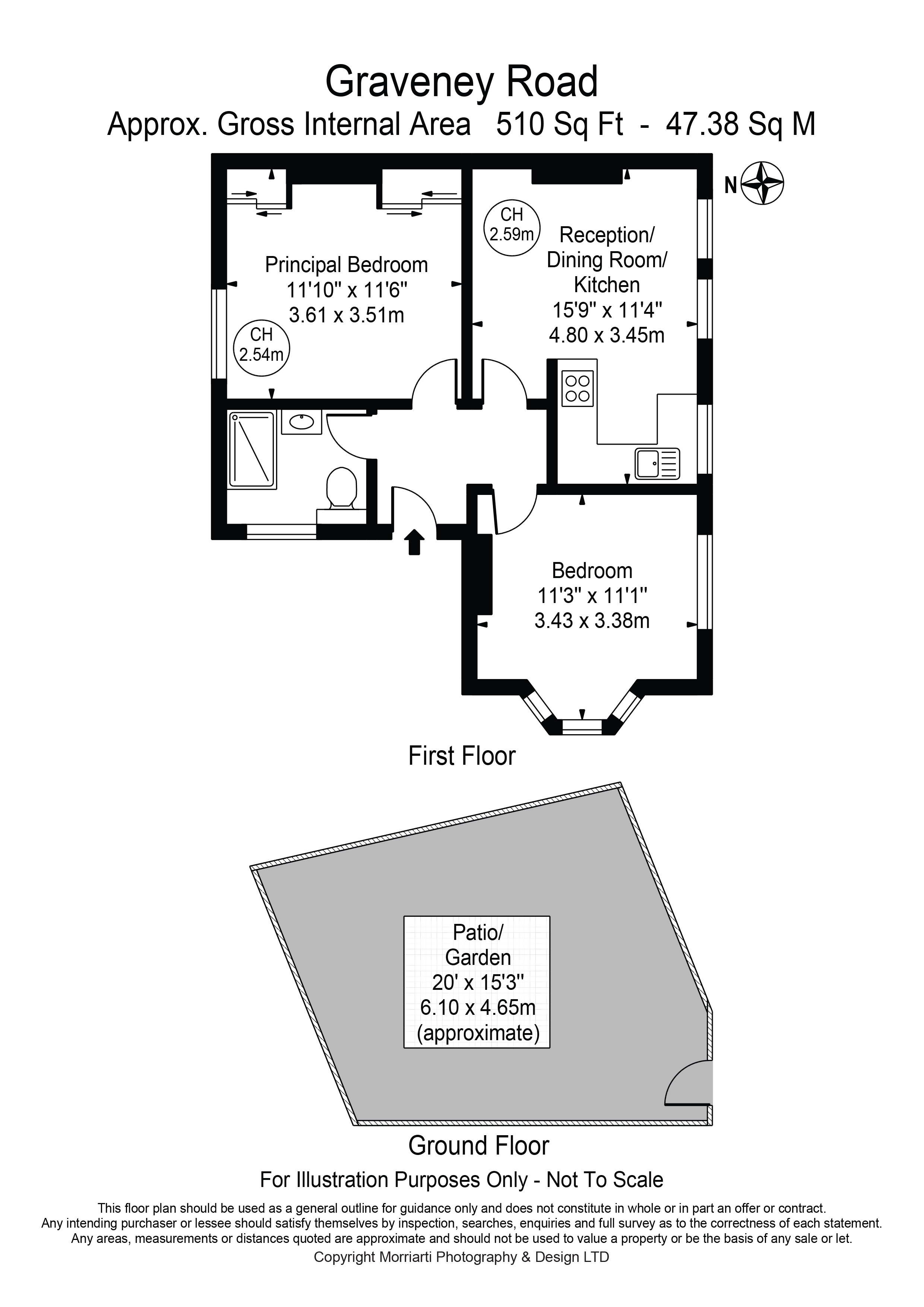 106A, Graveney Road, London floorplan