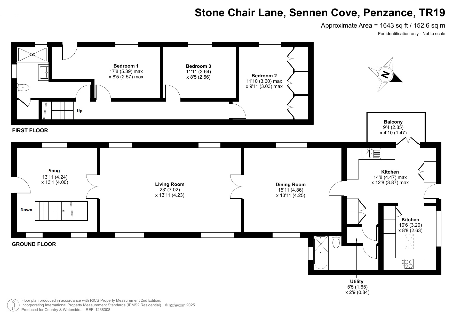 Dolly Varden,, Stone Chair Lane, Penzance floorplan