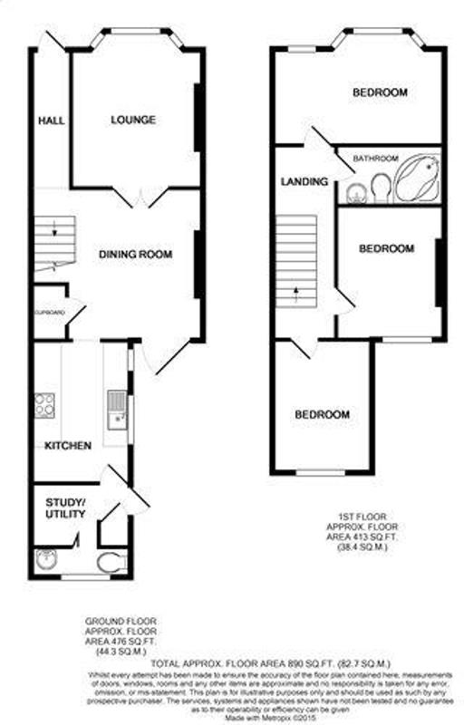 3 Bedrooms Terraced house for sale in Tarring Road, Worthing, West Sussex BN11