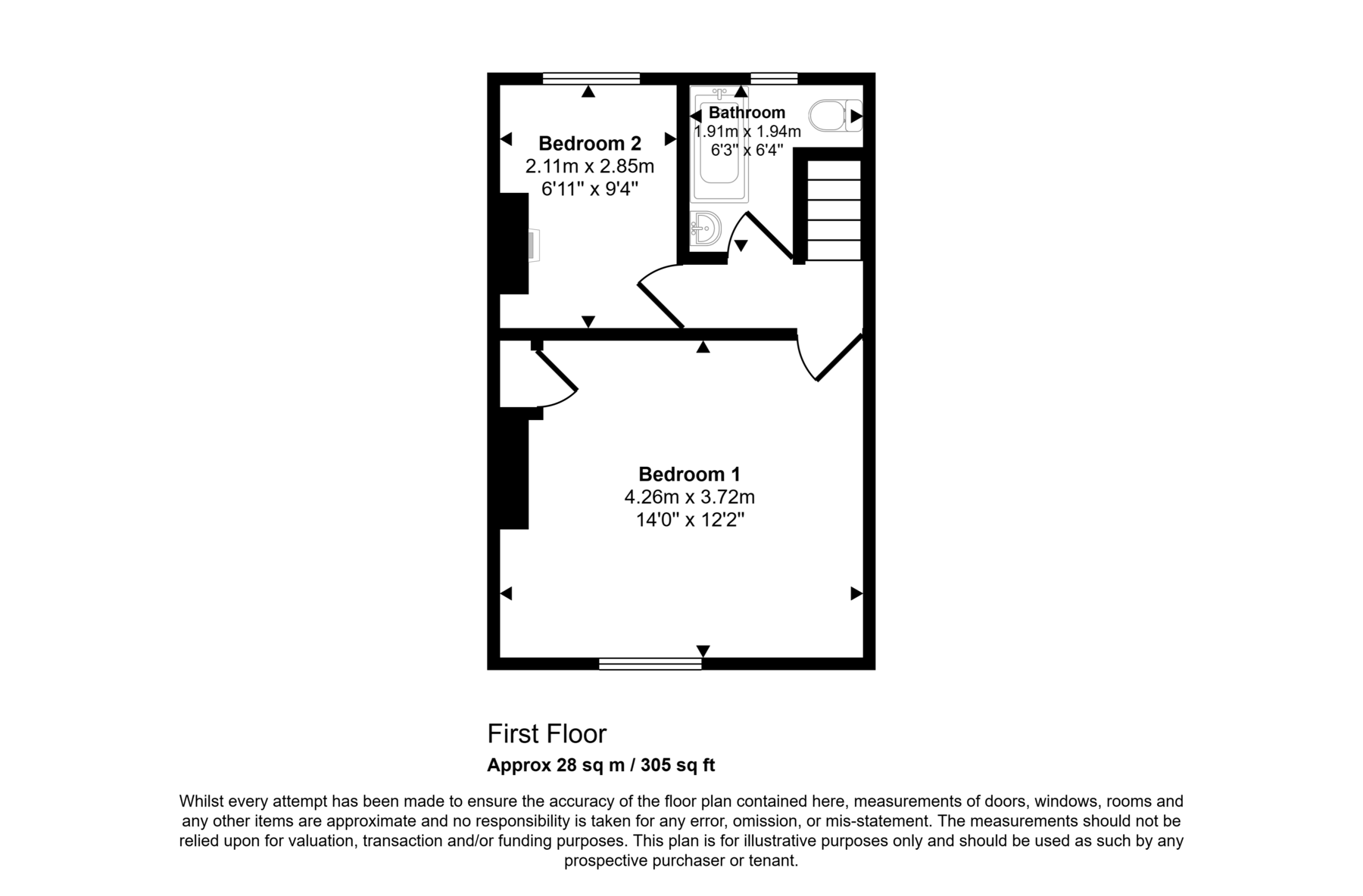 5, Joseph Street, Littleborough floorplan