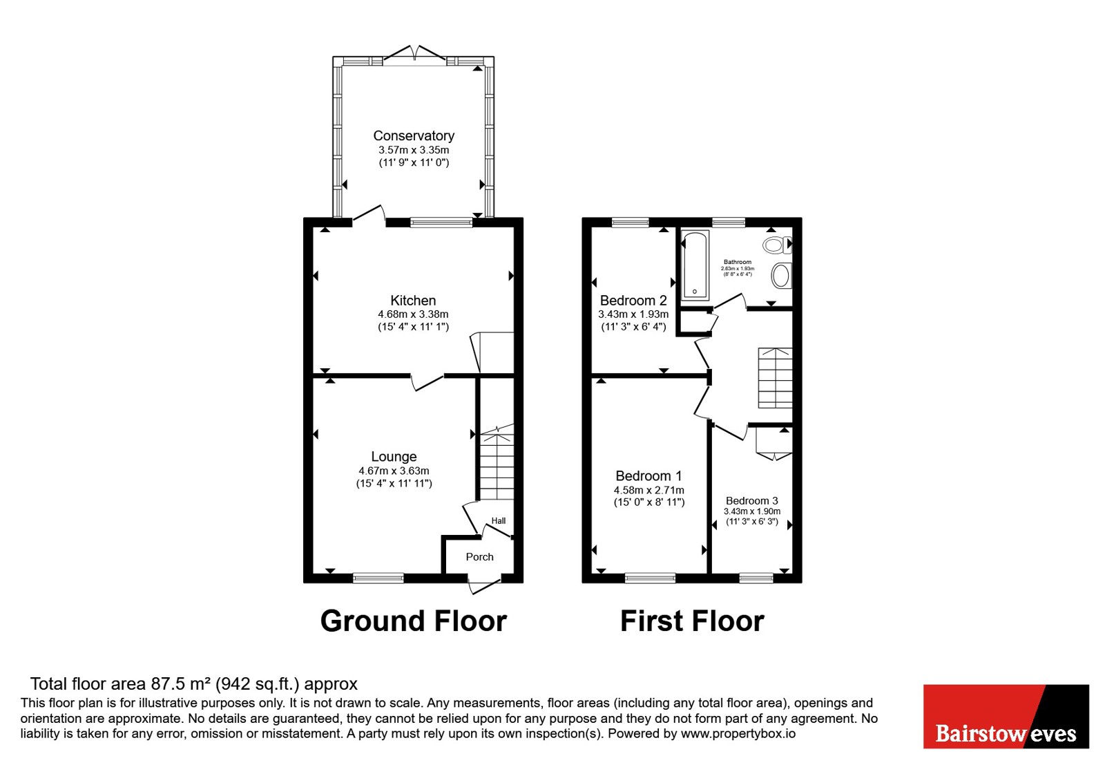 3, Heath Green Close, West Midlands floorplan