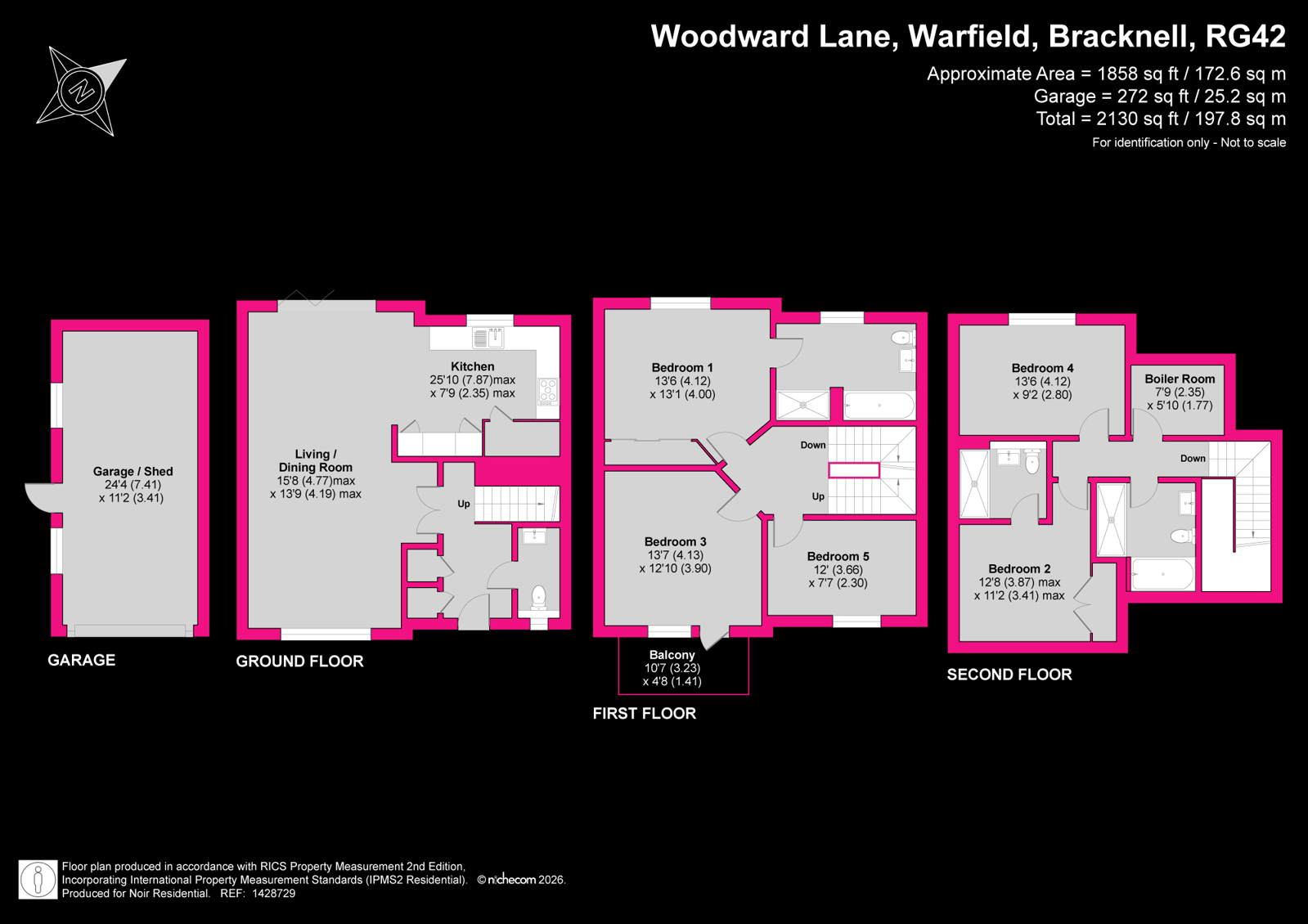 10, Woodward Lane, Bracknell floorplan
