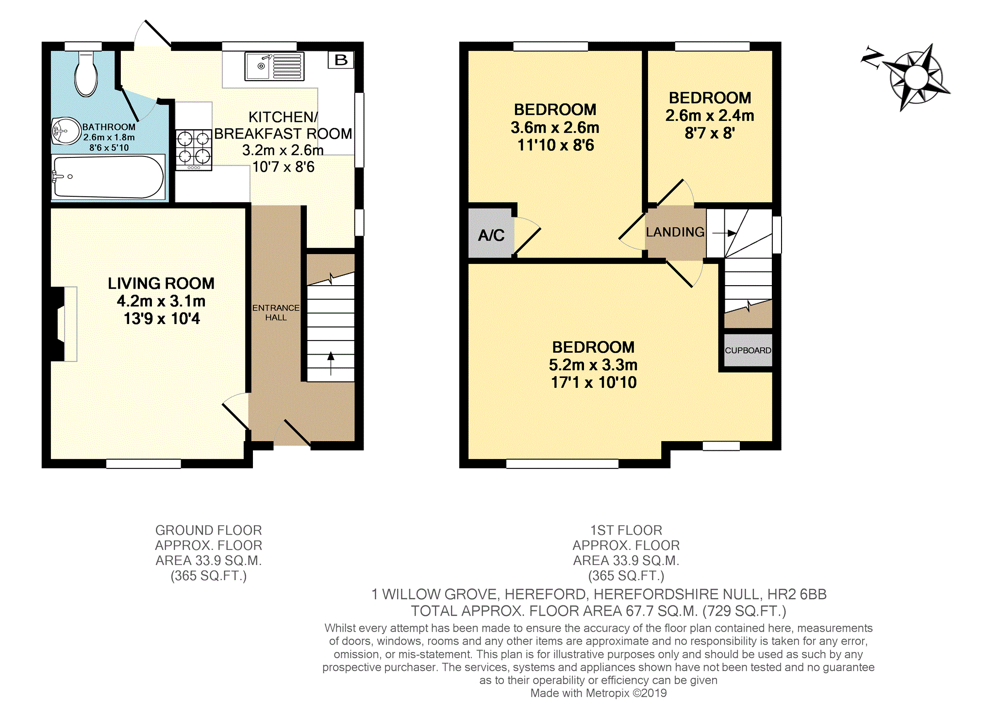 3 Bedrooms Semi-detached house for sale in Willow Grove, Hereford HR2