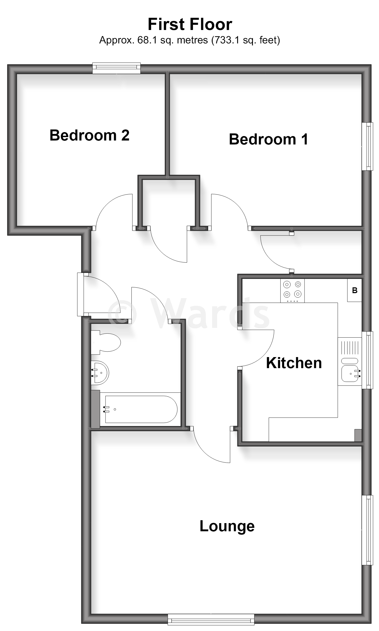 3, Fuggles Close, Headcorn floorplan