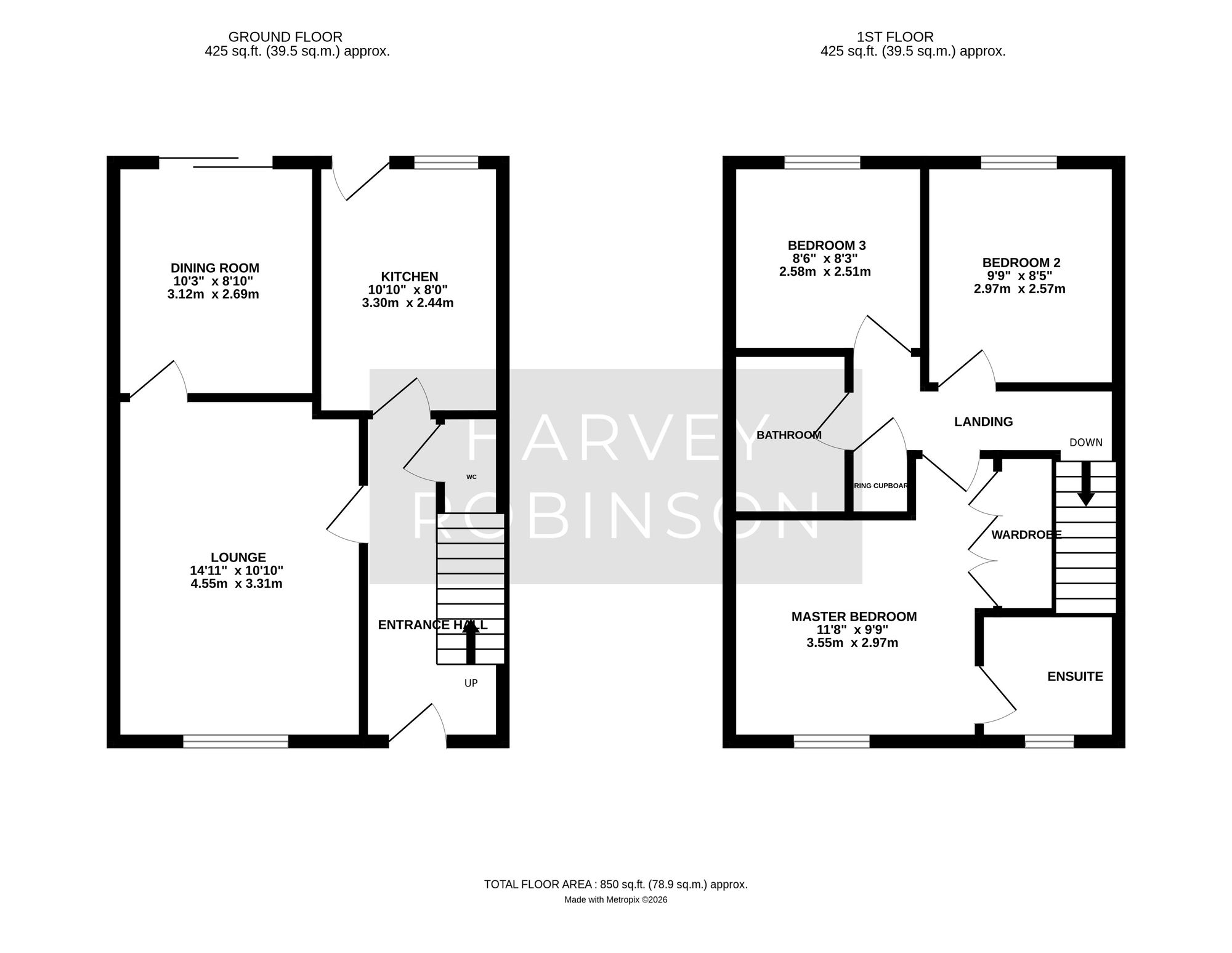 3 Stocker Way, St. Neots floorplan