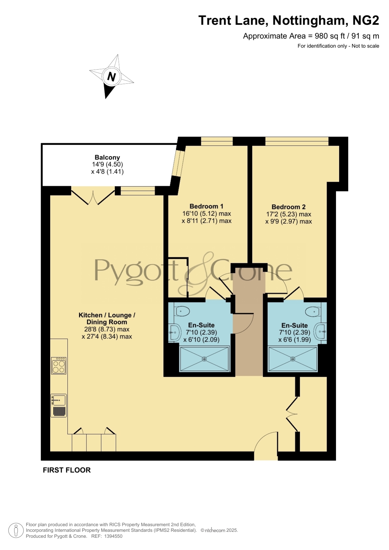 Apartment 16, Yacht Club Place, Trent Lane, Nottingham floorplan
