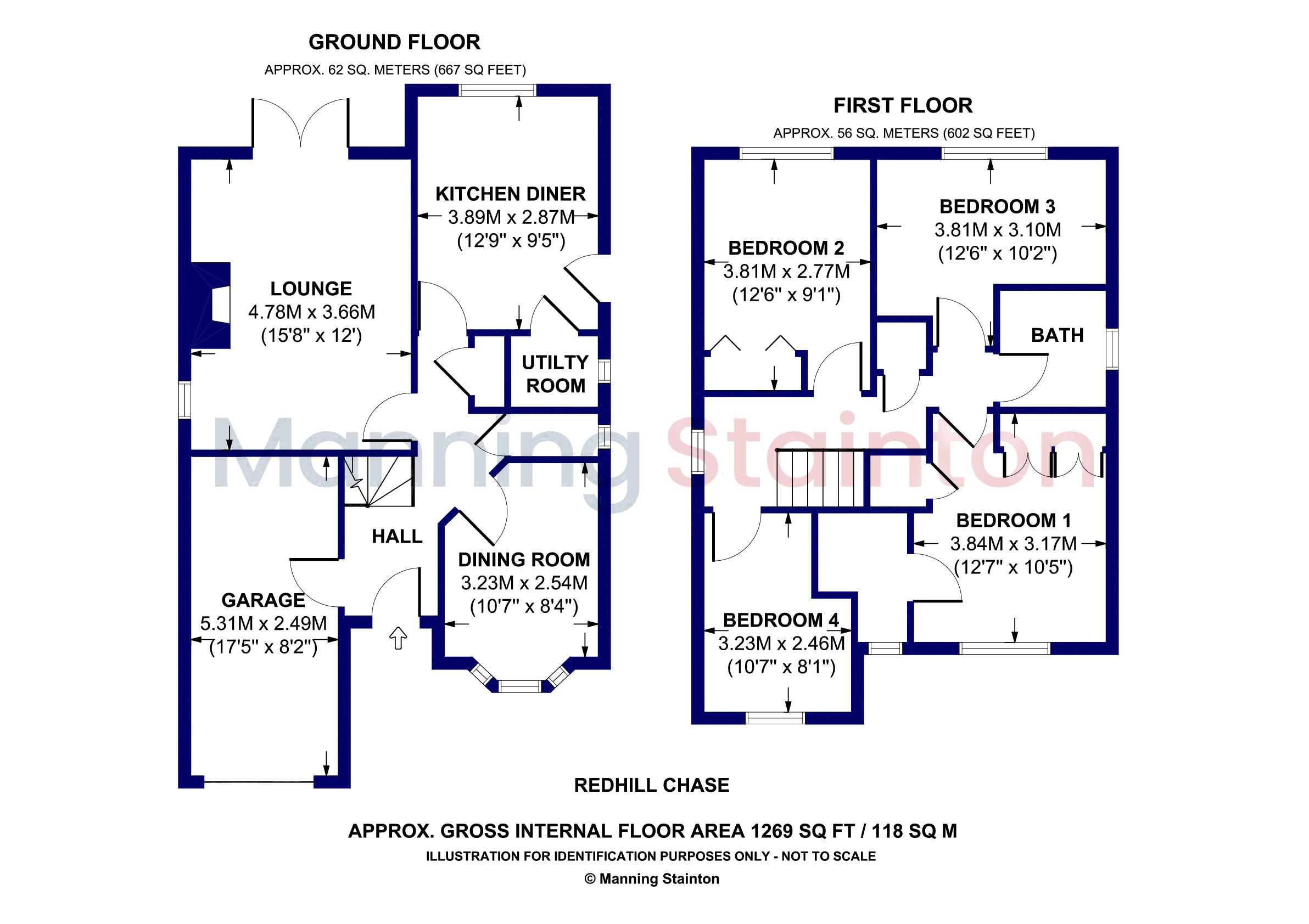 6, Redhill Chase, West Yorkshire floorplan