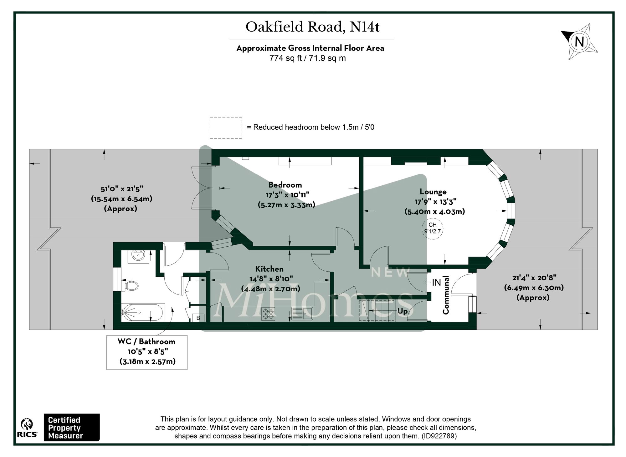 40 Oakfield Road, London floorplan