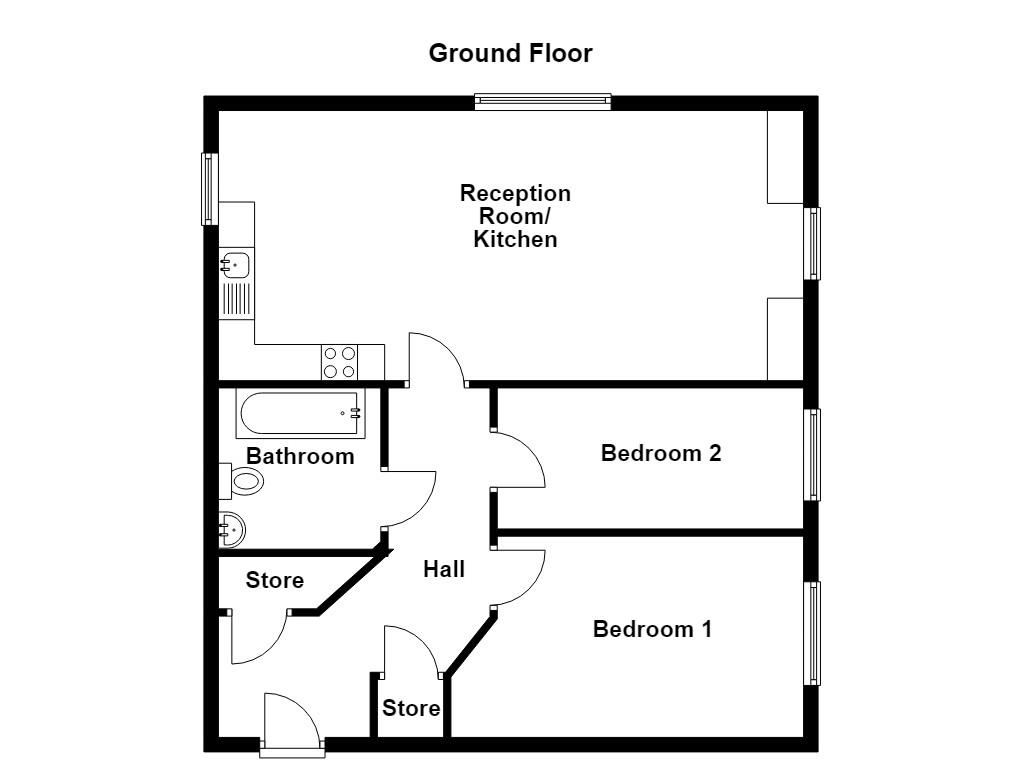 60, Langwood Court, Rossendale floorplan