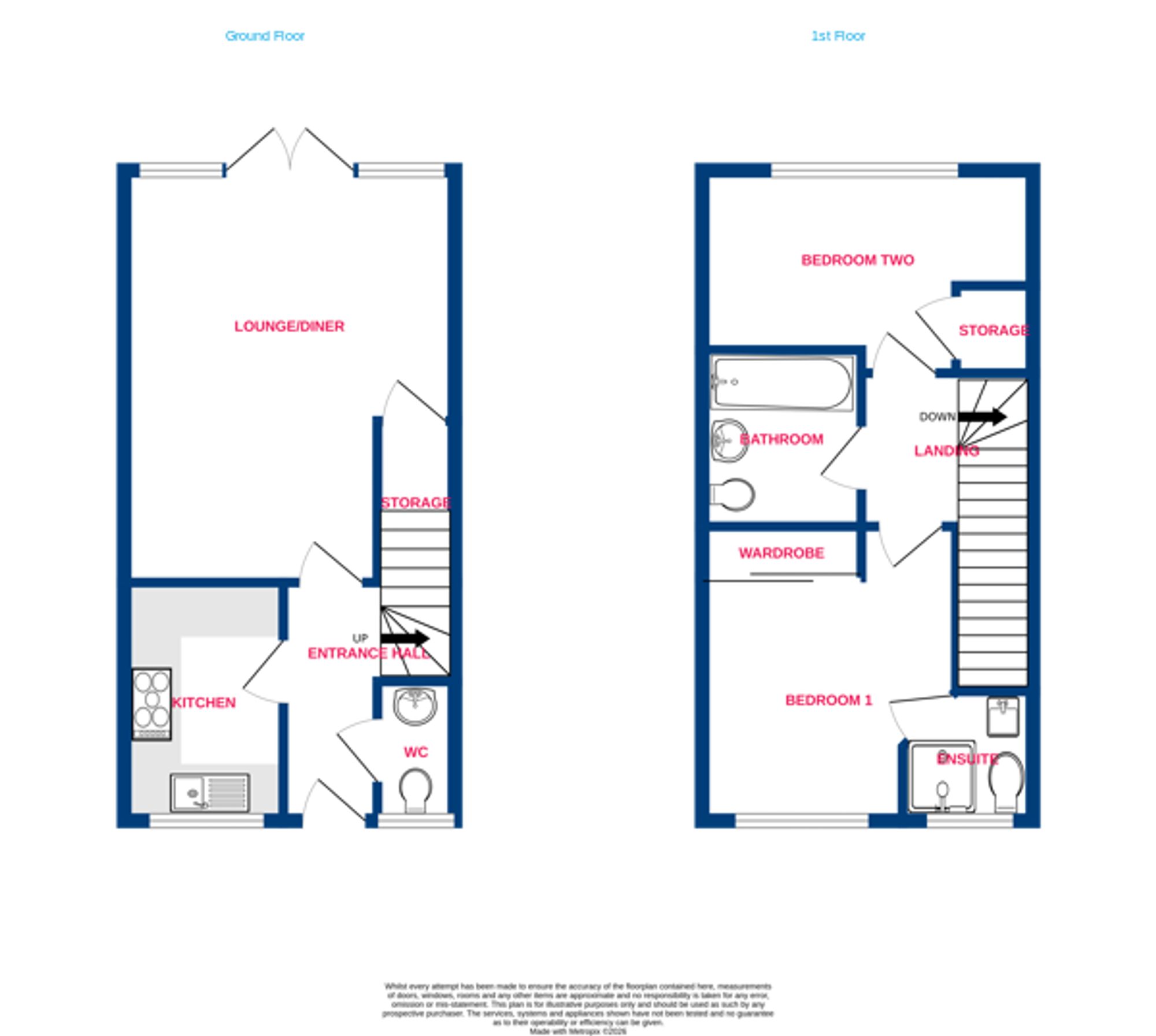 42 Leinster Road, Basildon floorplan