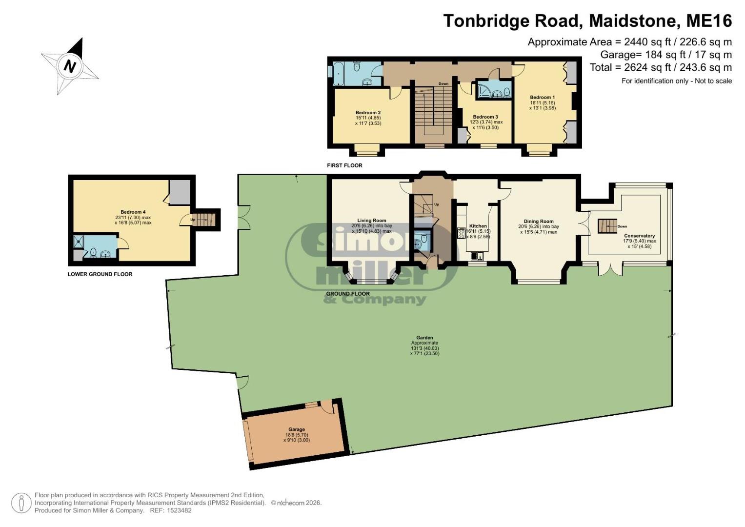 144, Tonbridge Road, Maidstone floorplan