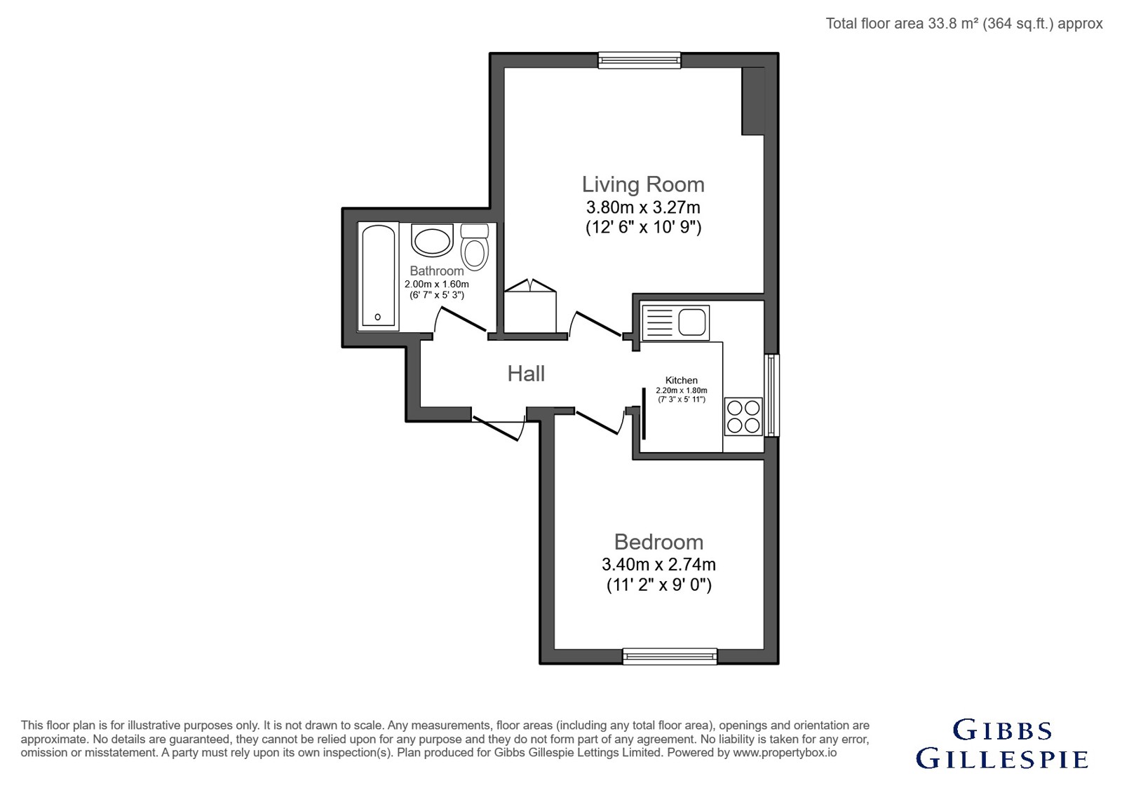 Flat 7, 27, Woodville Gardens, London floorplan