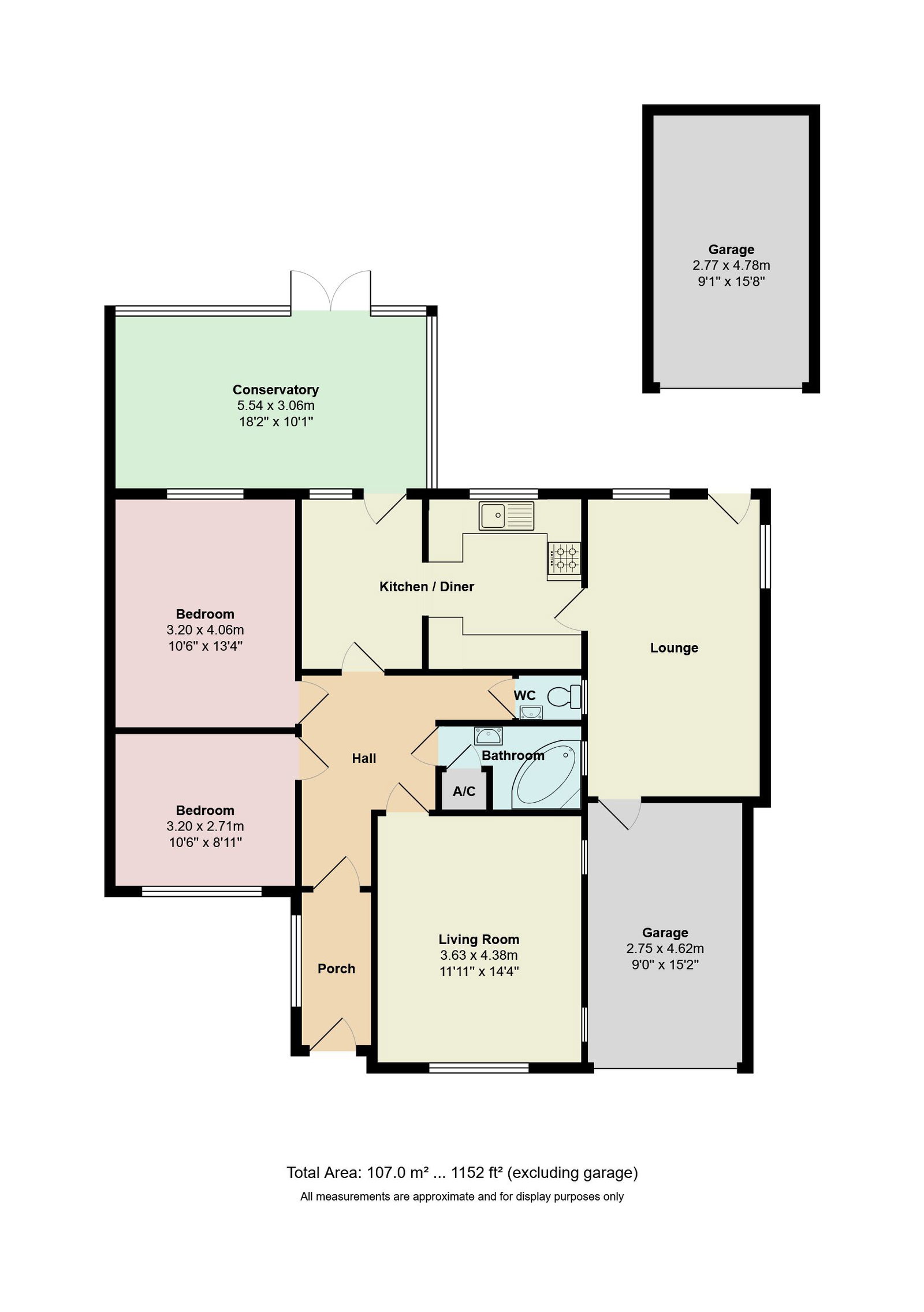 31, Keighley Avenue, Broadstone floorplan