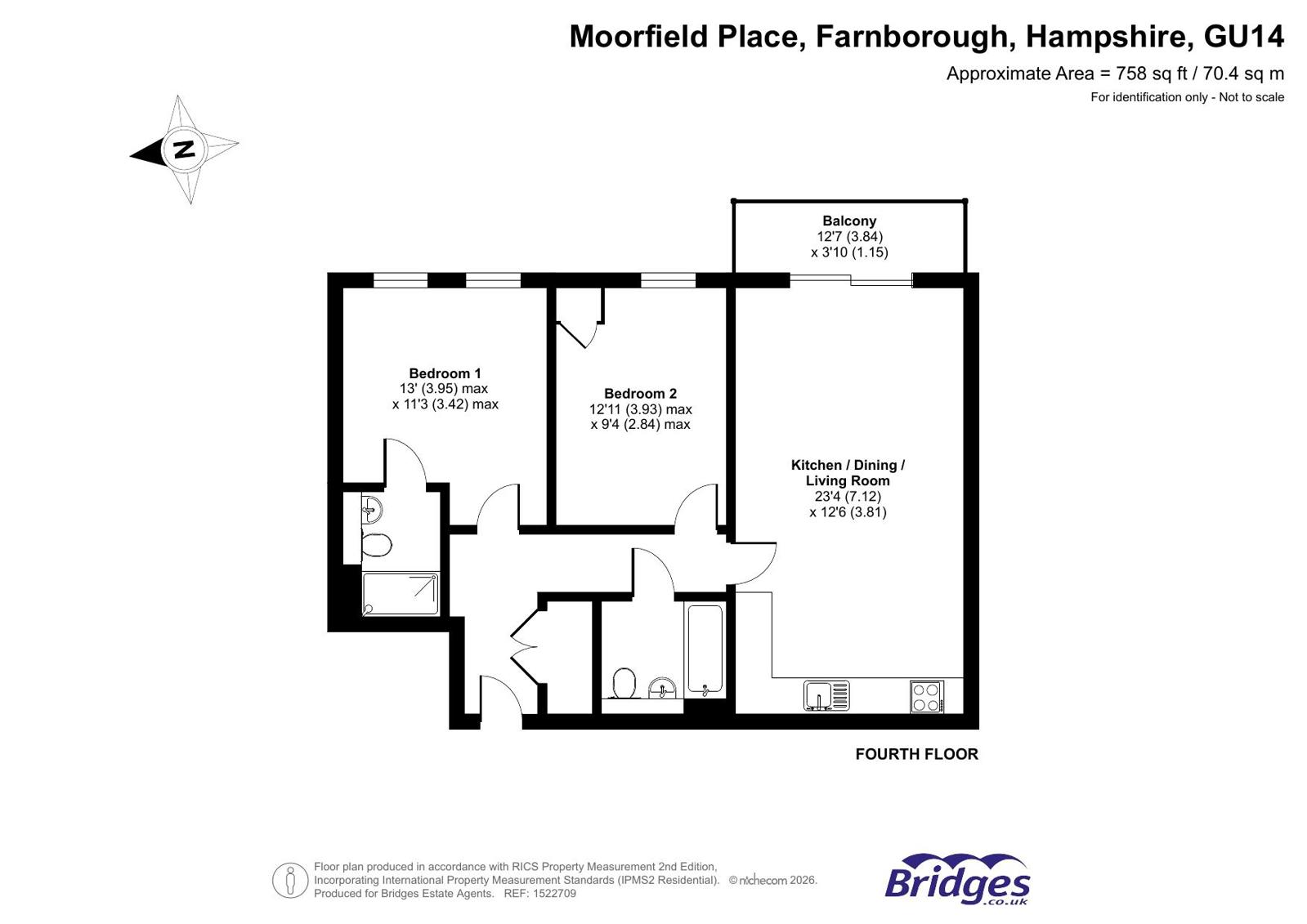 108, Moorfield Place, Hampshire floorplan